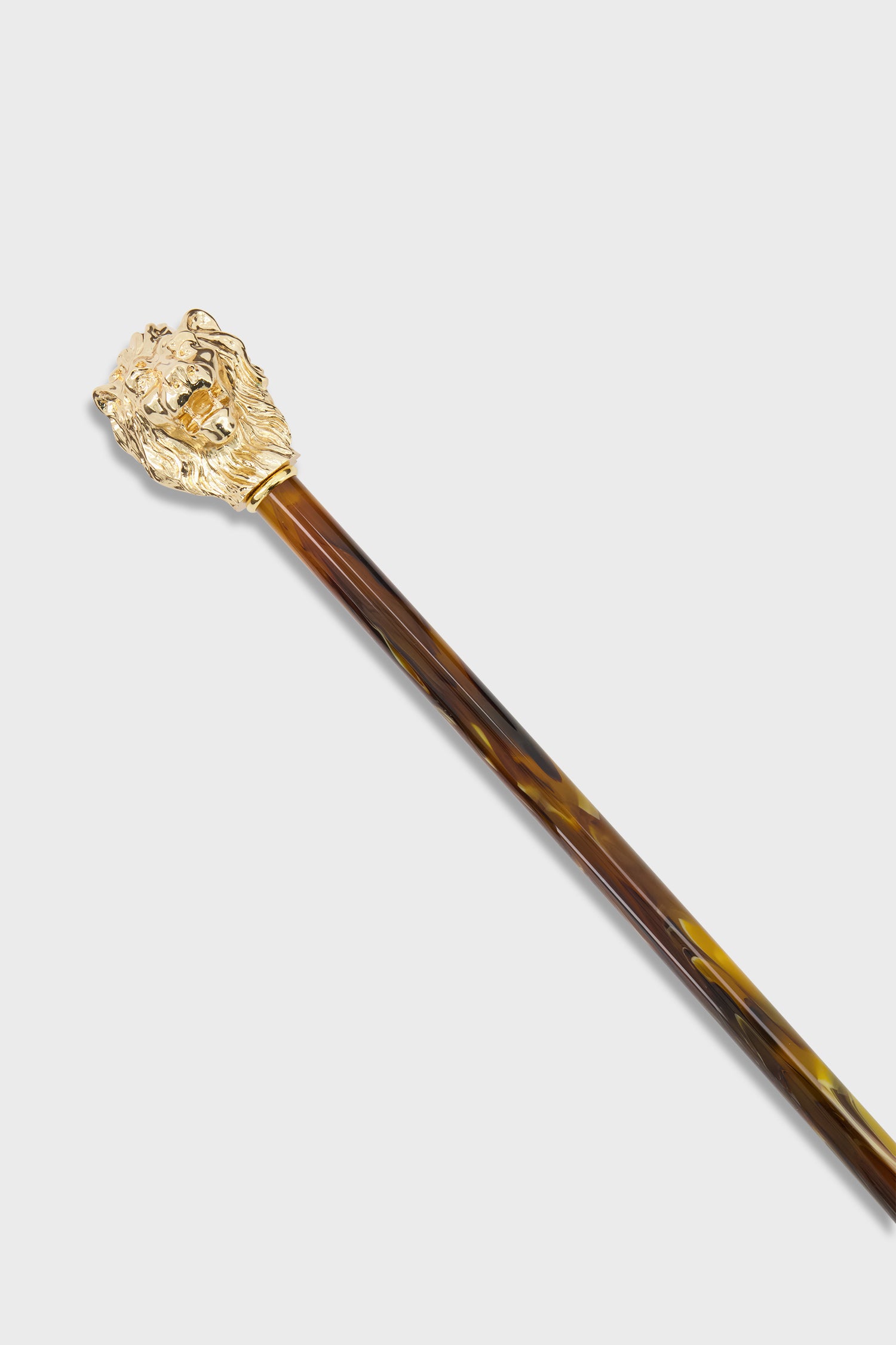 Pasotti Pearly Brown/Gold Lion Shoehorn