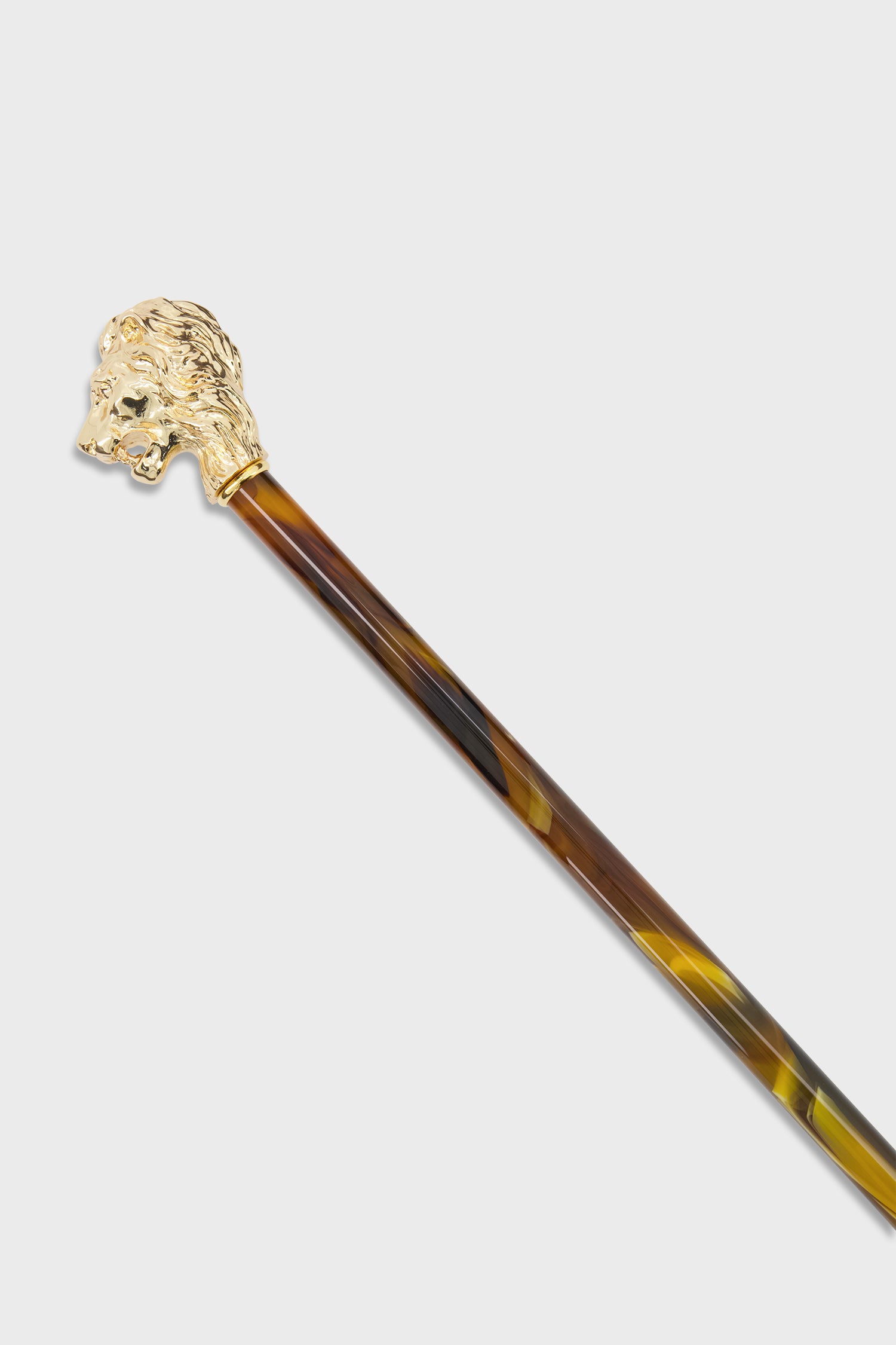 Pasotti Pearly Brown/Gold Lion Shoehorn