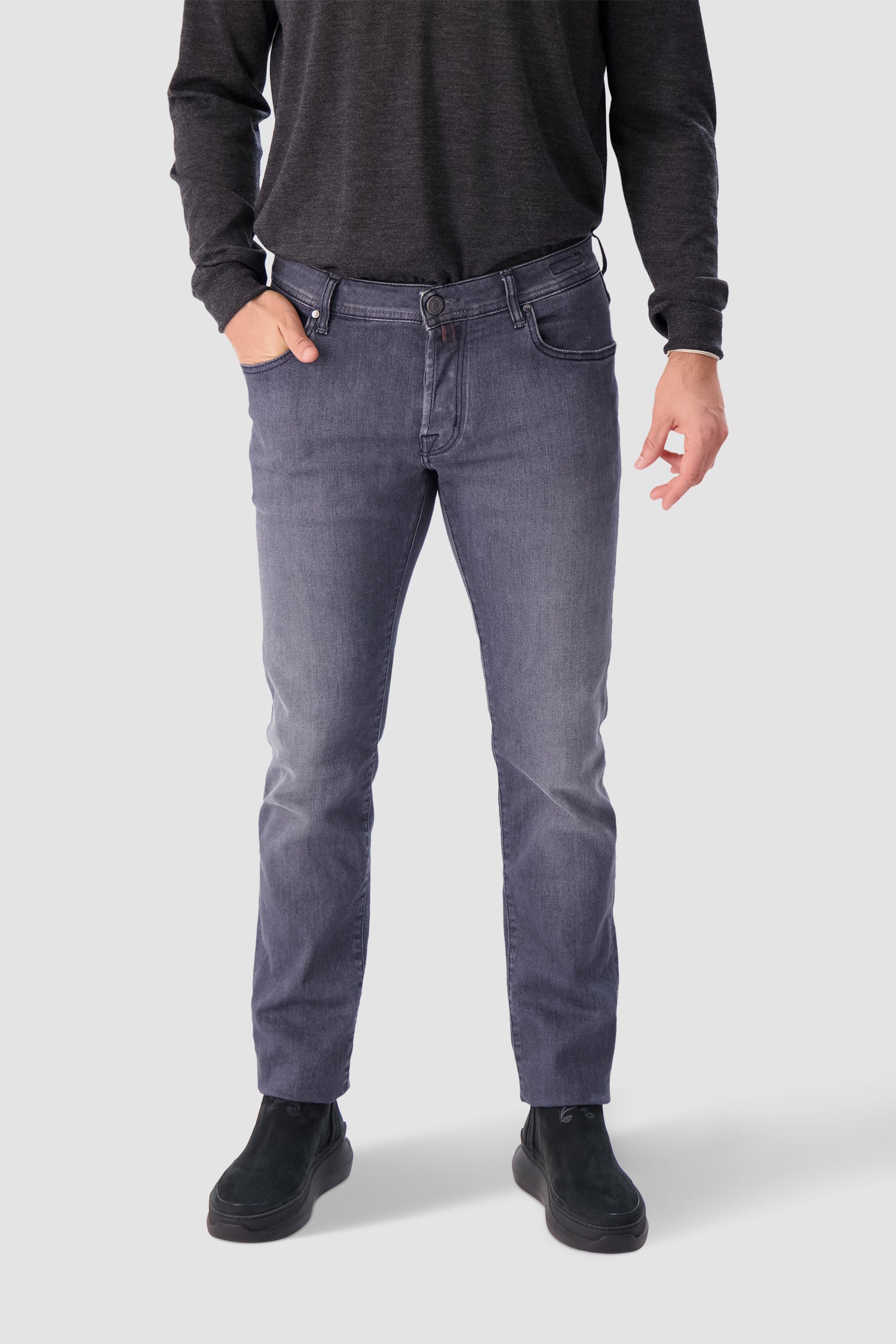 Jacob Cohen Grey Slim Fit Nick Jeans