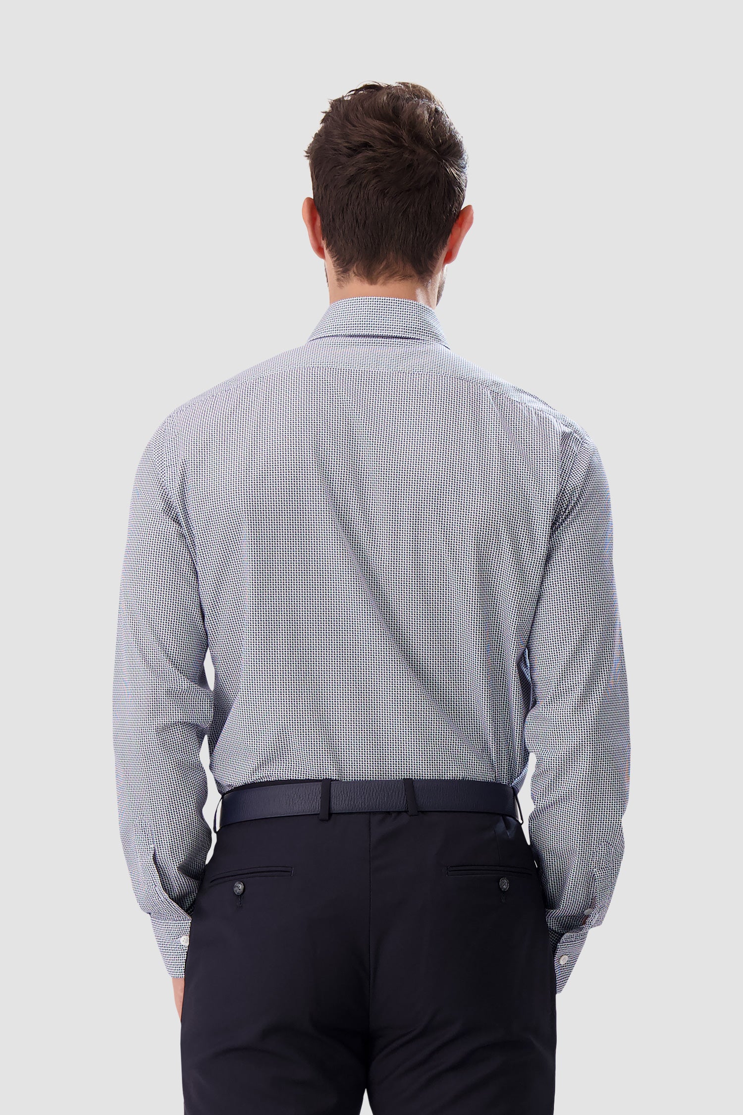 Barba Napoli White/Blue Classic Shirt