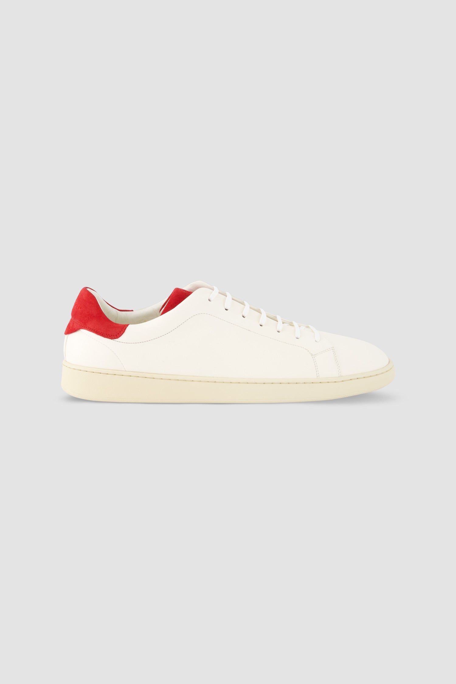 Kiton Off White Leather Sneakers