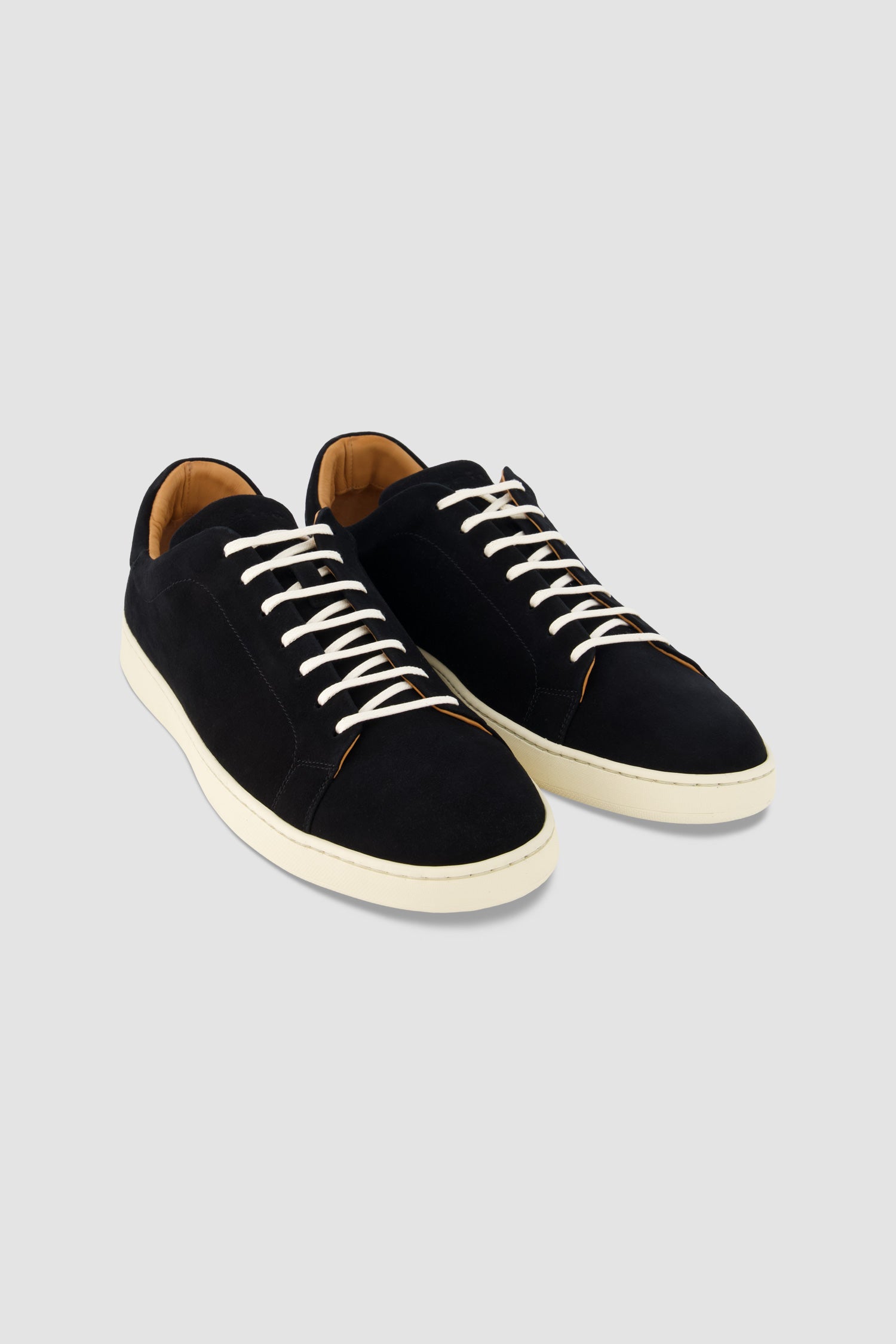 Kiton Black Canvas Sneakers