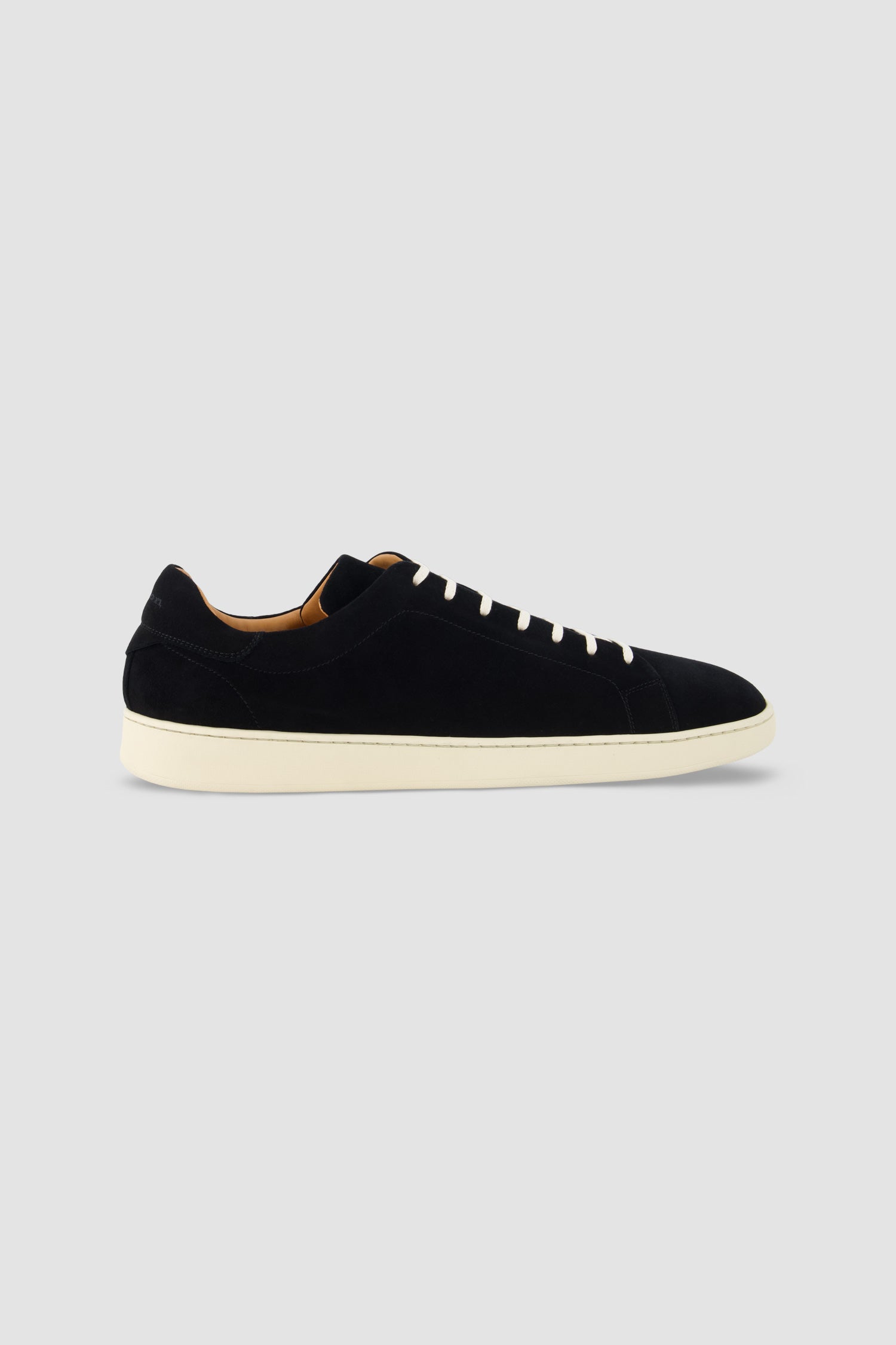 Kiton Black Canvas Sneakers