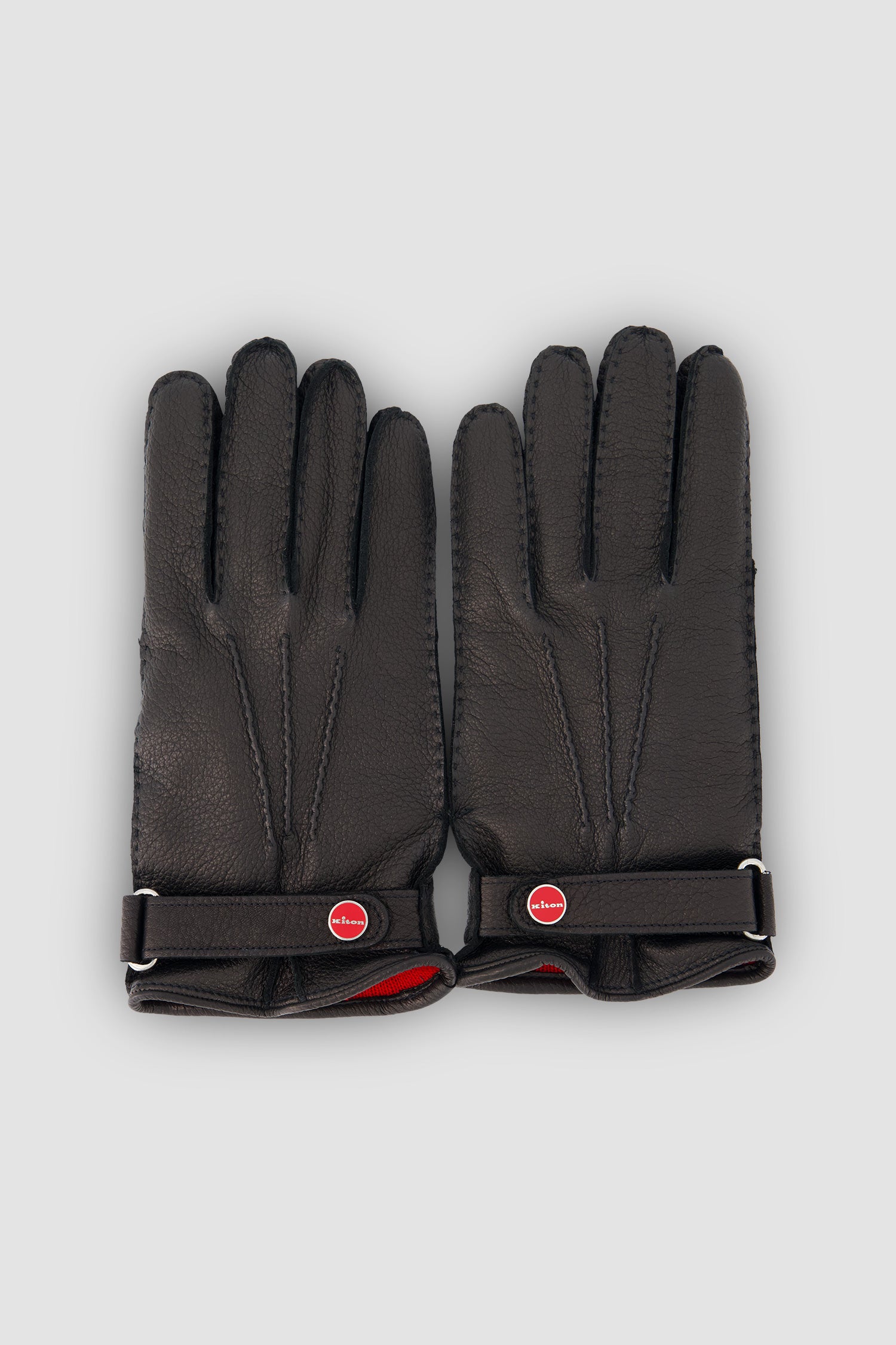 Kiton Brown Leather Gloves