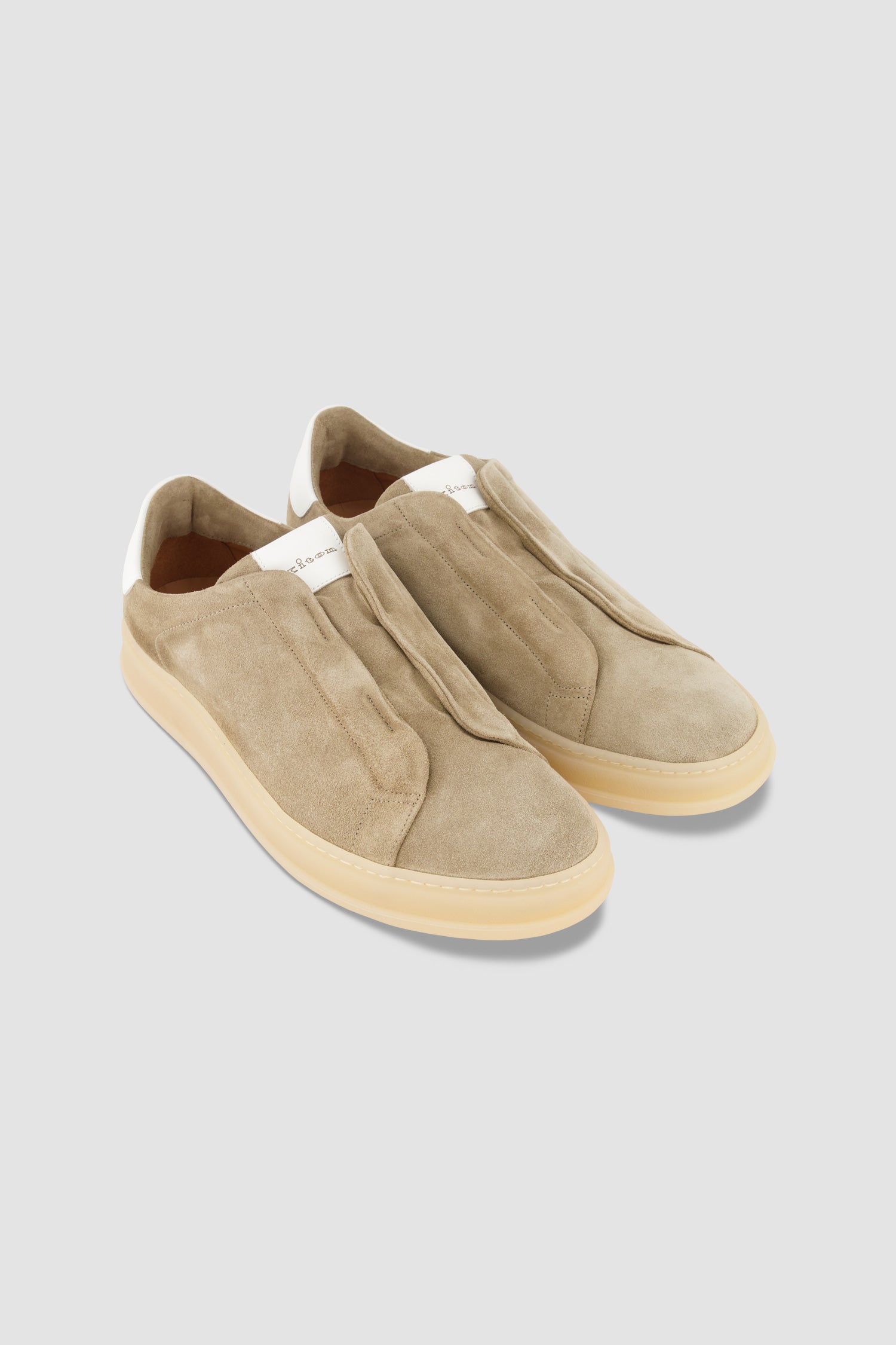 Kiton Sand/Milk Suede Sneakers