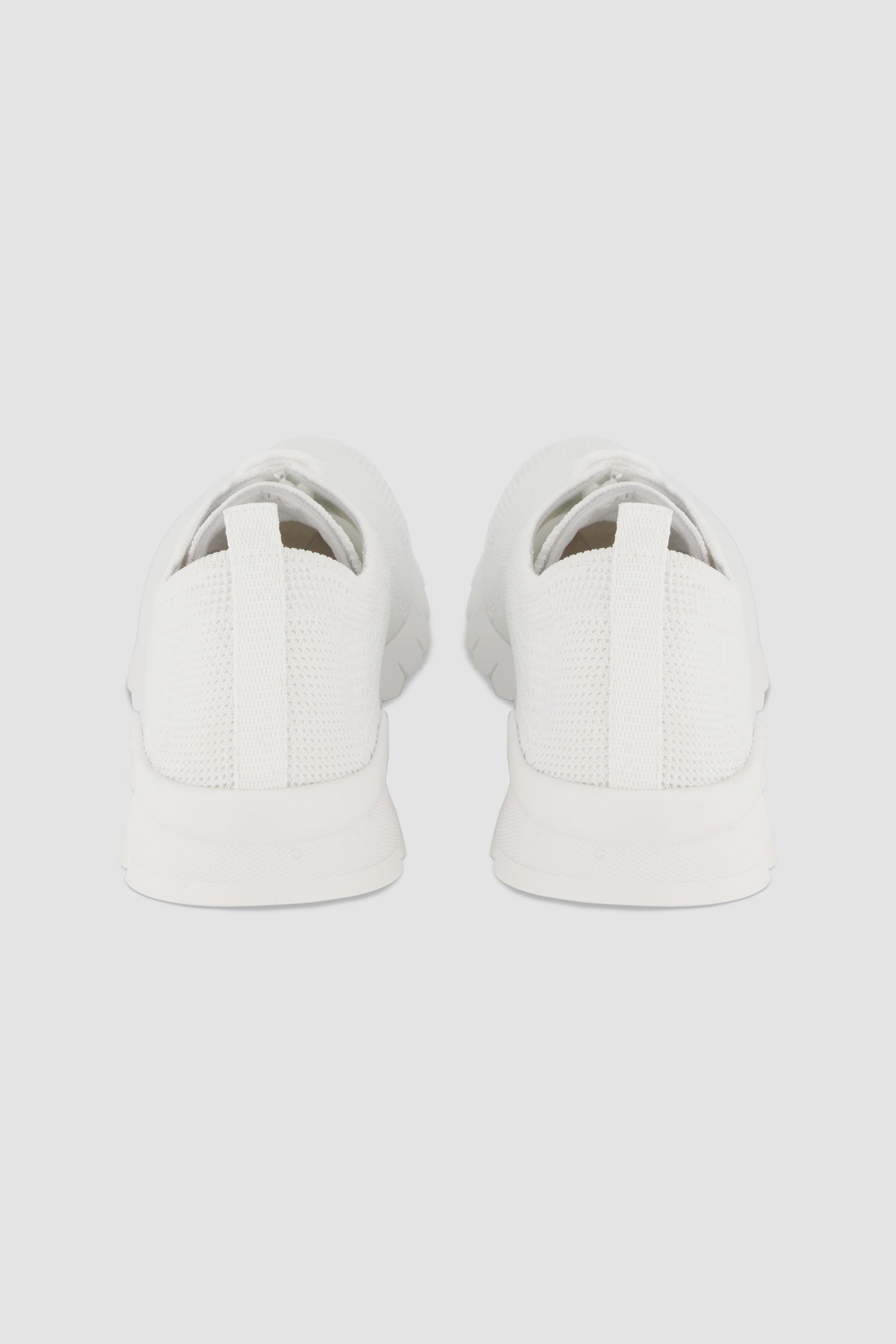 Kiton White Knit Sneakers