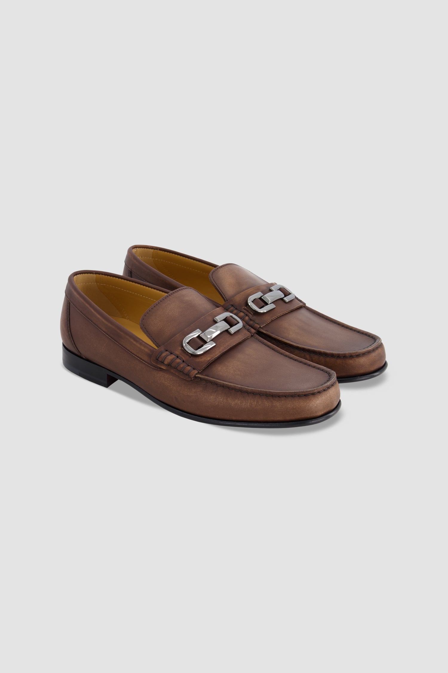 Testoni Brown Horsebit Loafer
