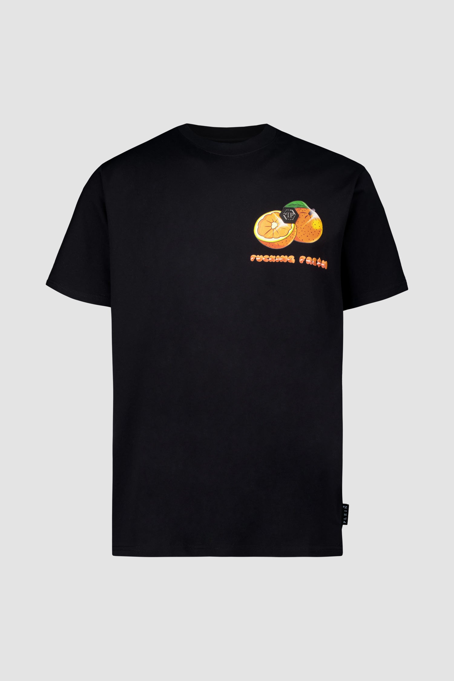 Philipp Plein Black Round Neck SS PAK T-Shirt