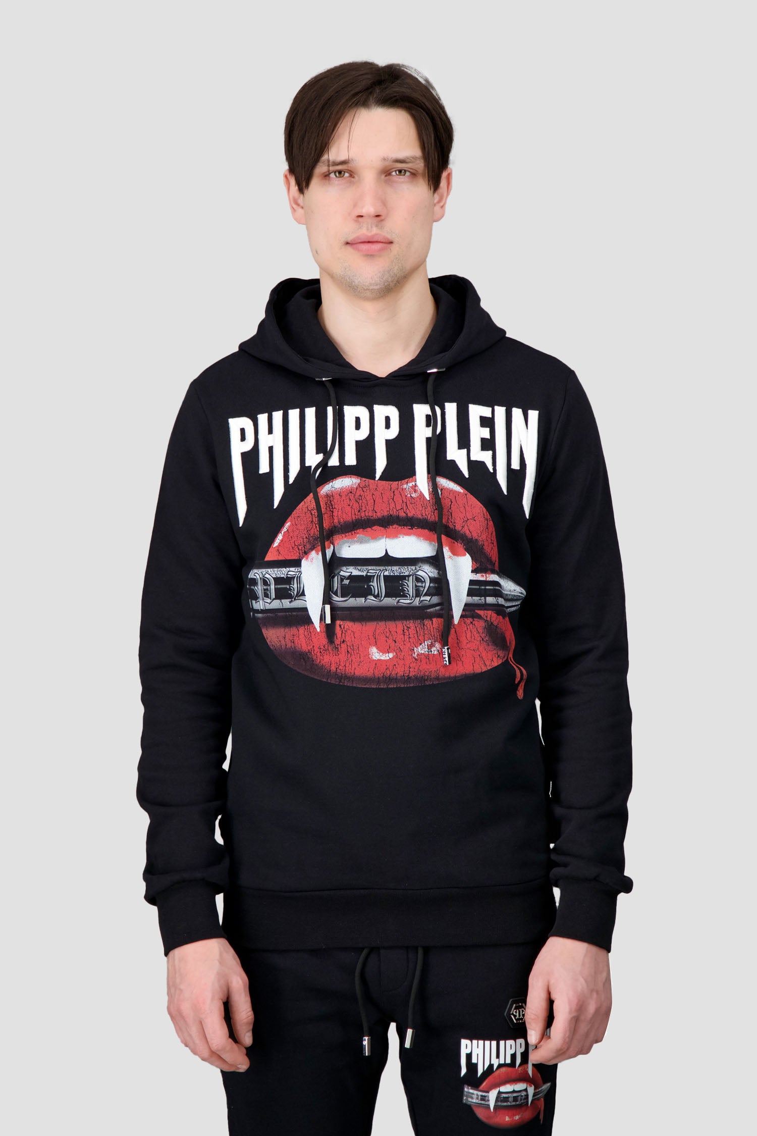 Philipp Plein Black Vampire Hoodie