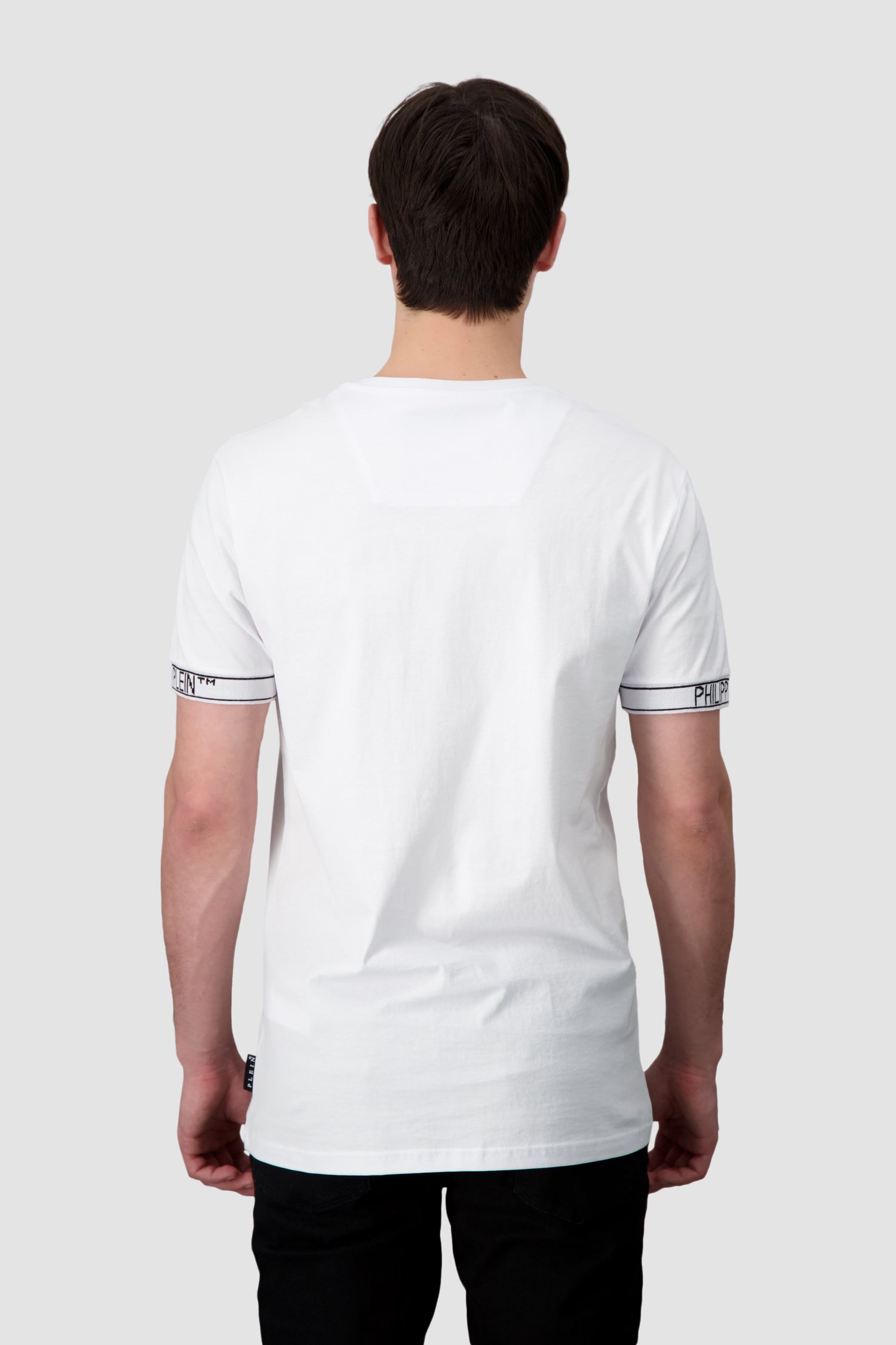 Philipp Plein White V-Neck SS 2 T-Shirt