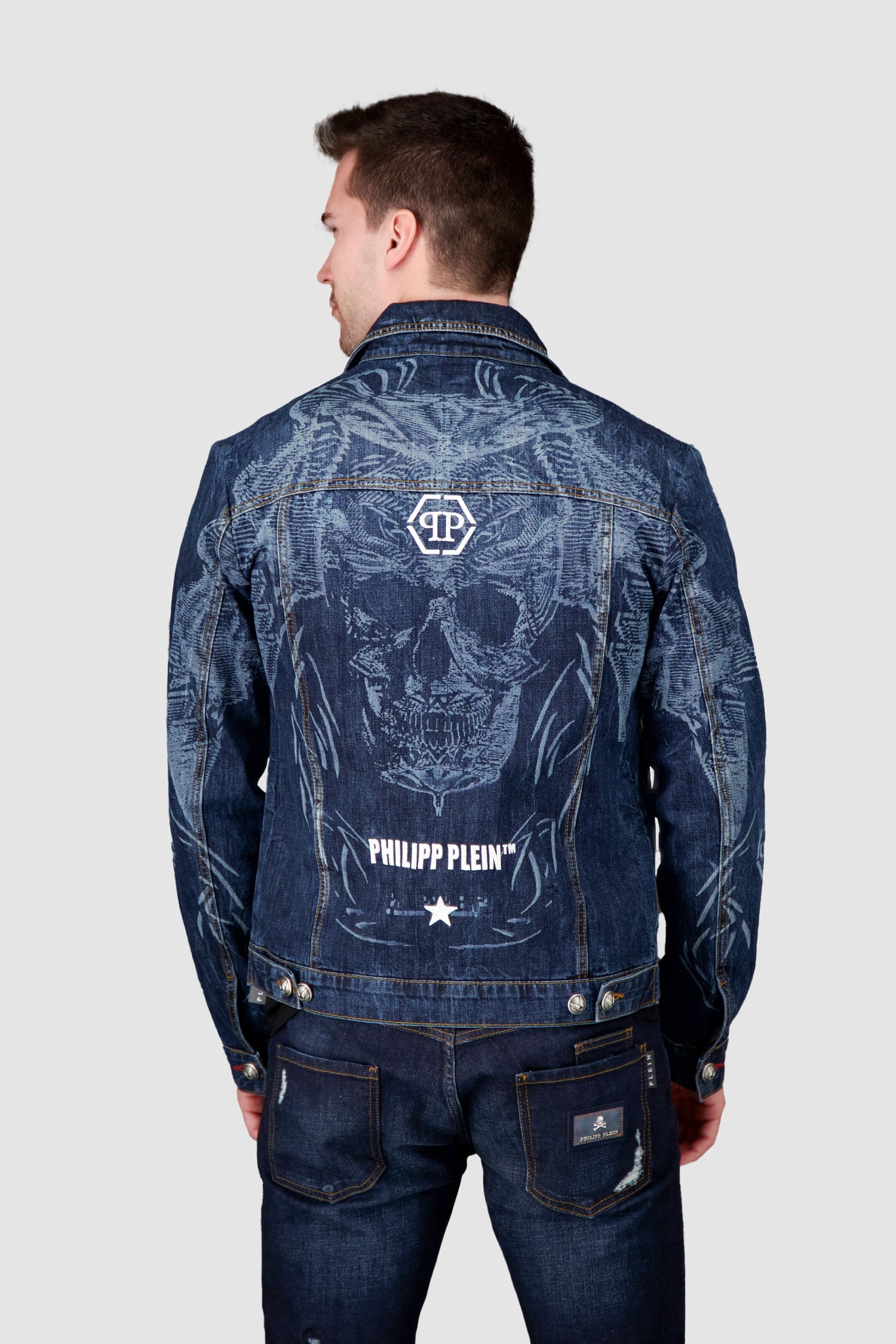 Philipp plein best sale jean jacket