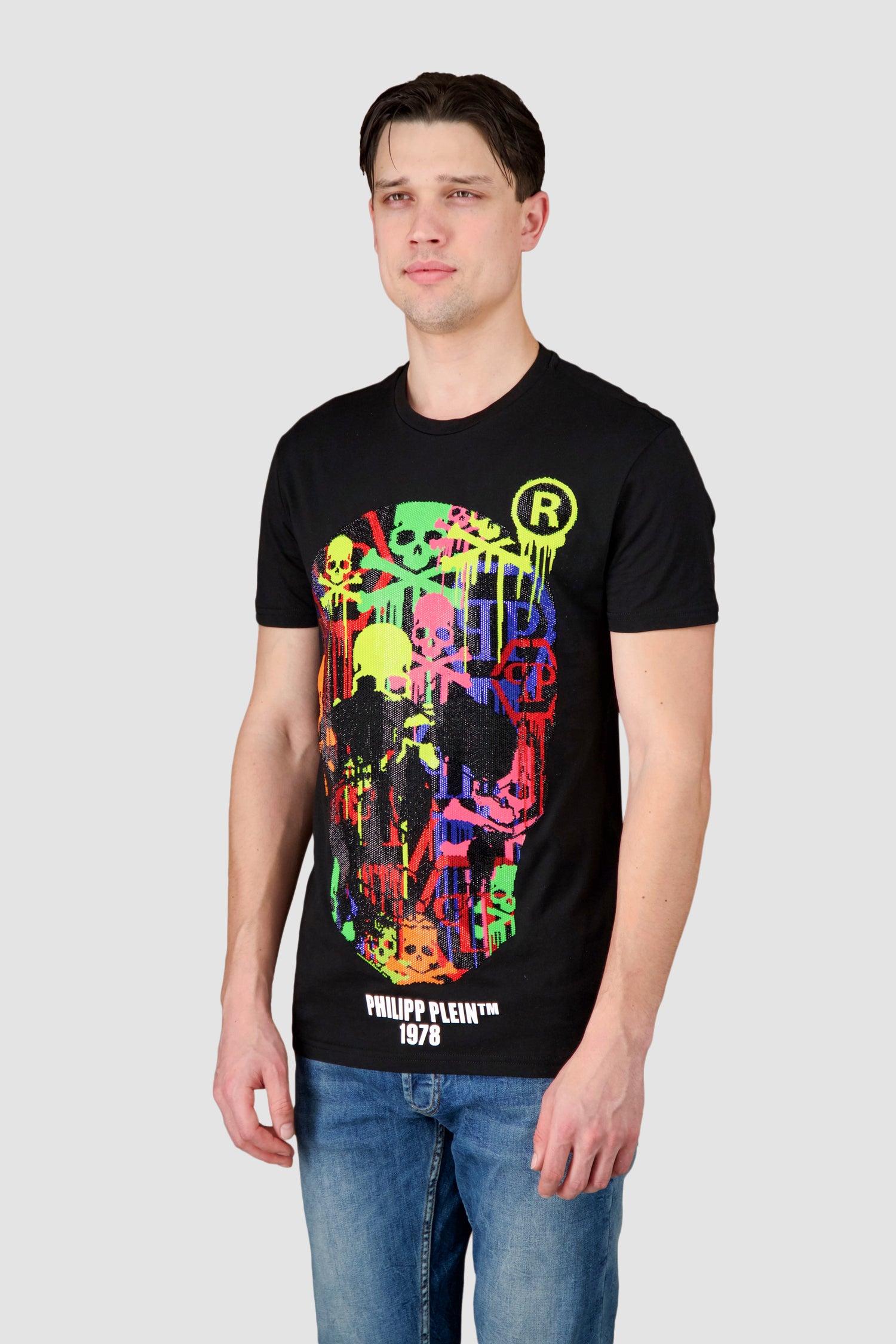 Philipp plein store t shirt teschio