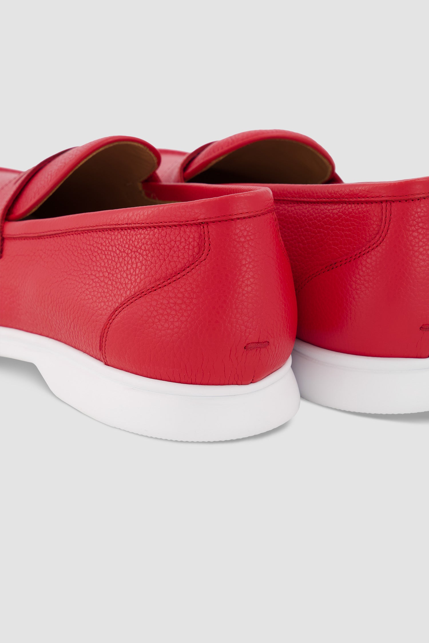 Kiton Red Loafers