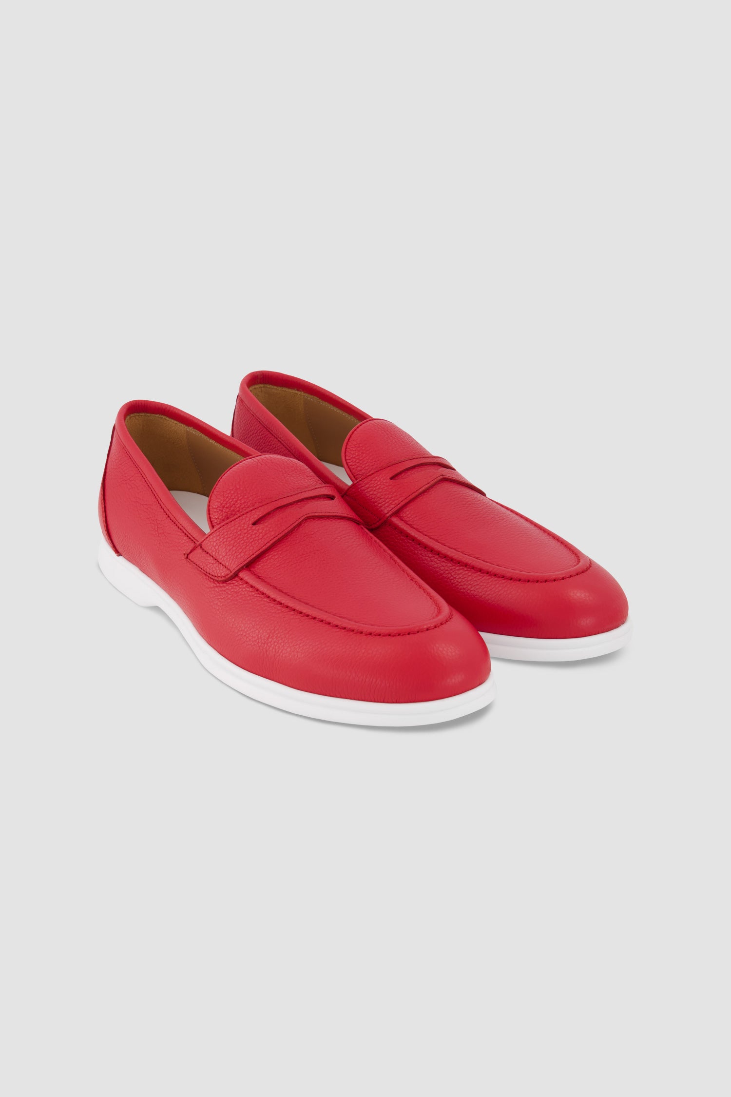 Kiton Red Loafers