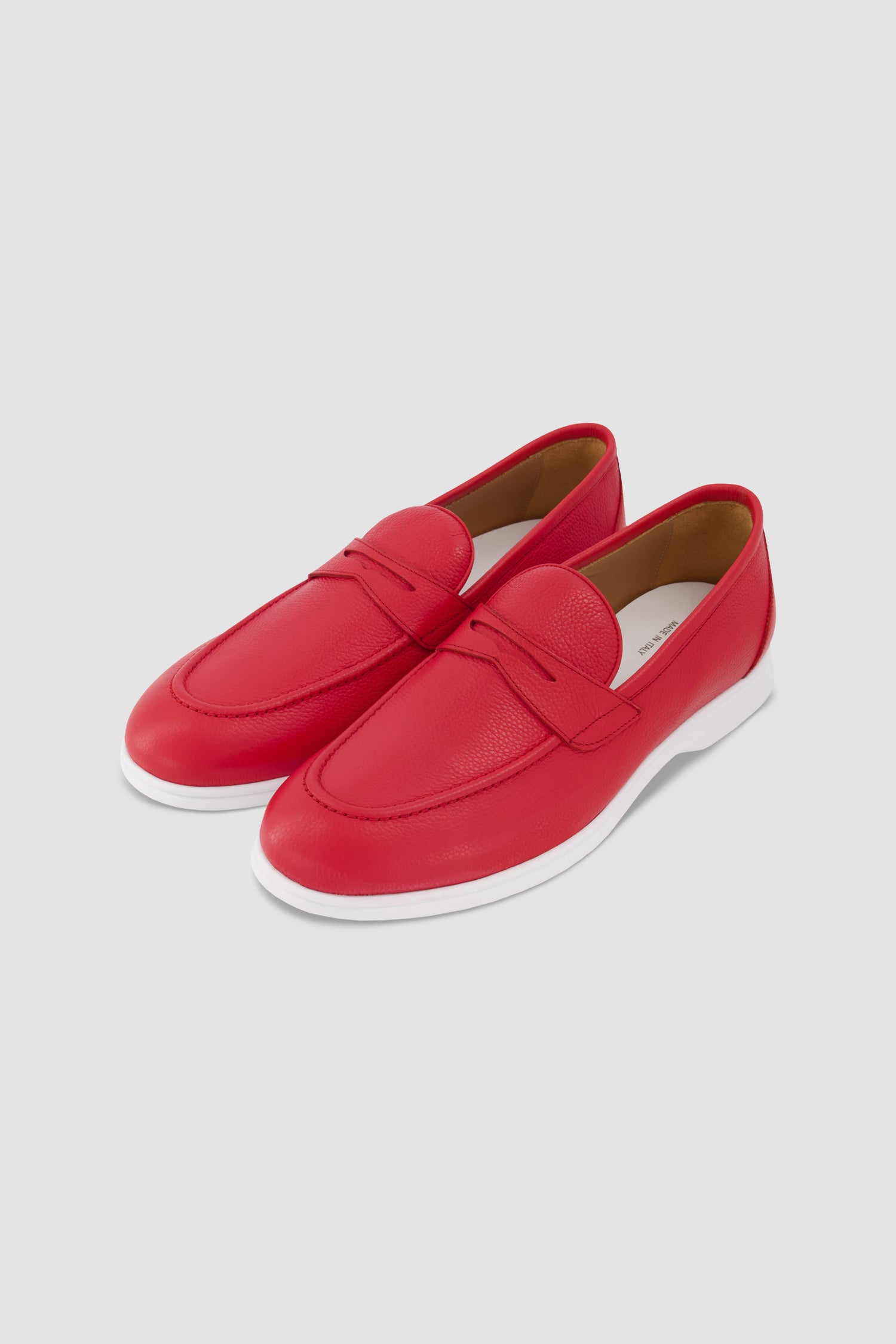 Kiton Red Loafers