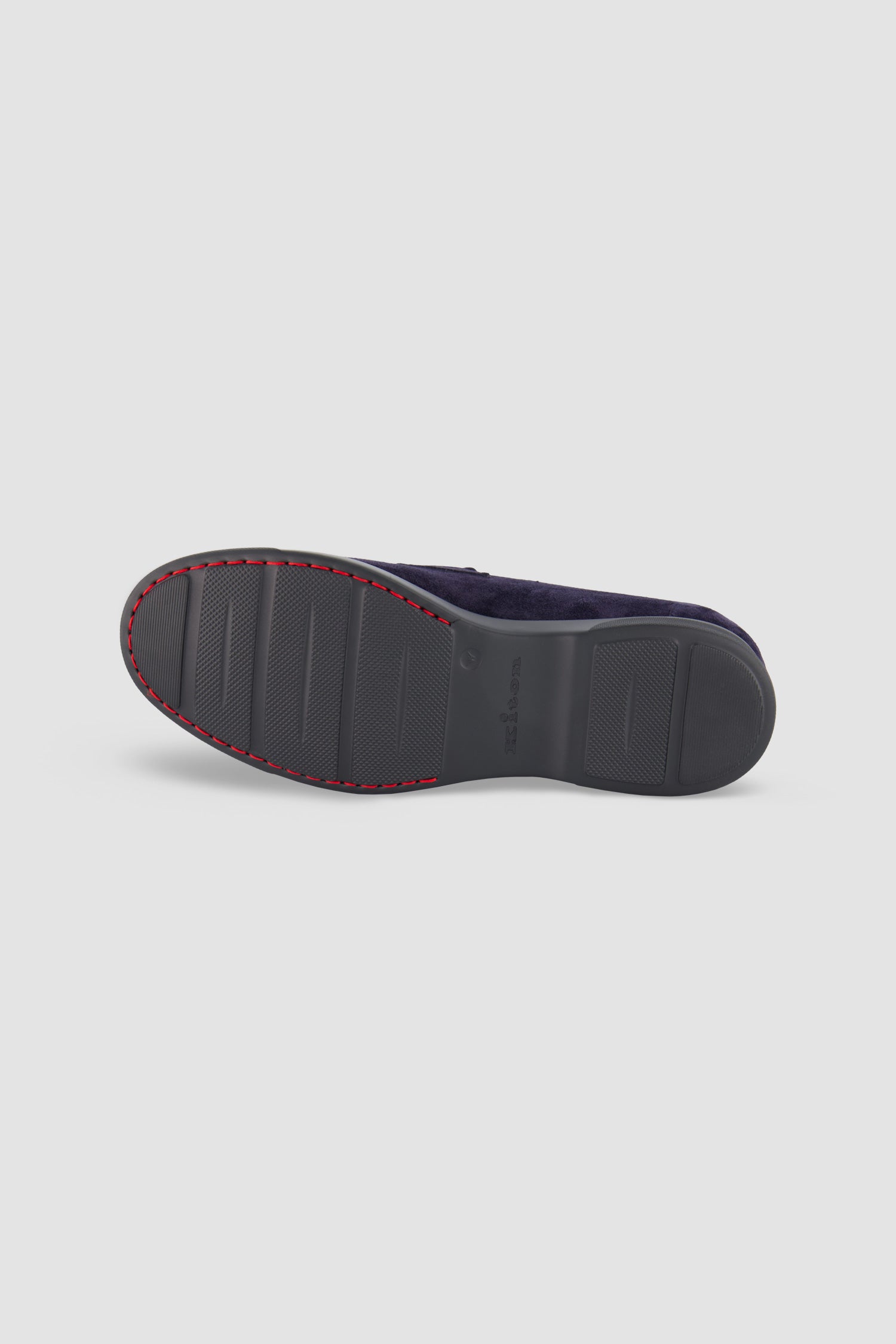 Kiton Navy Calfskin Loafers