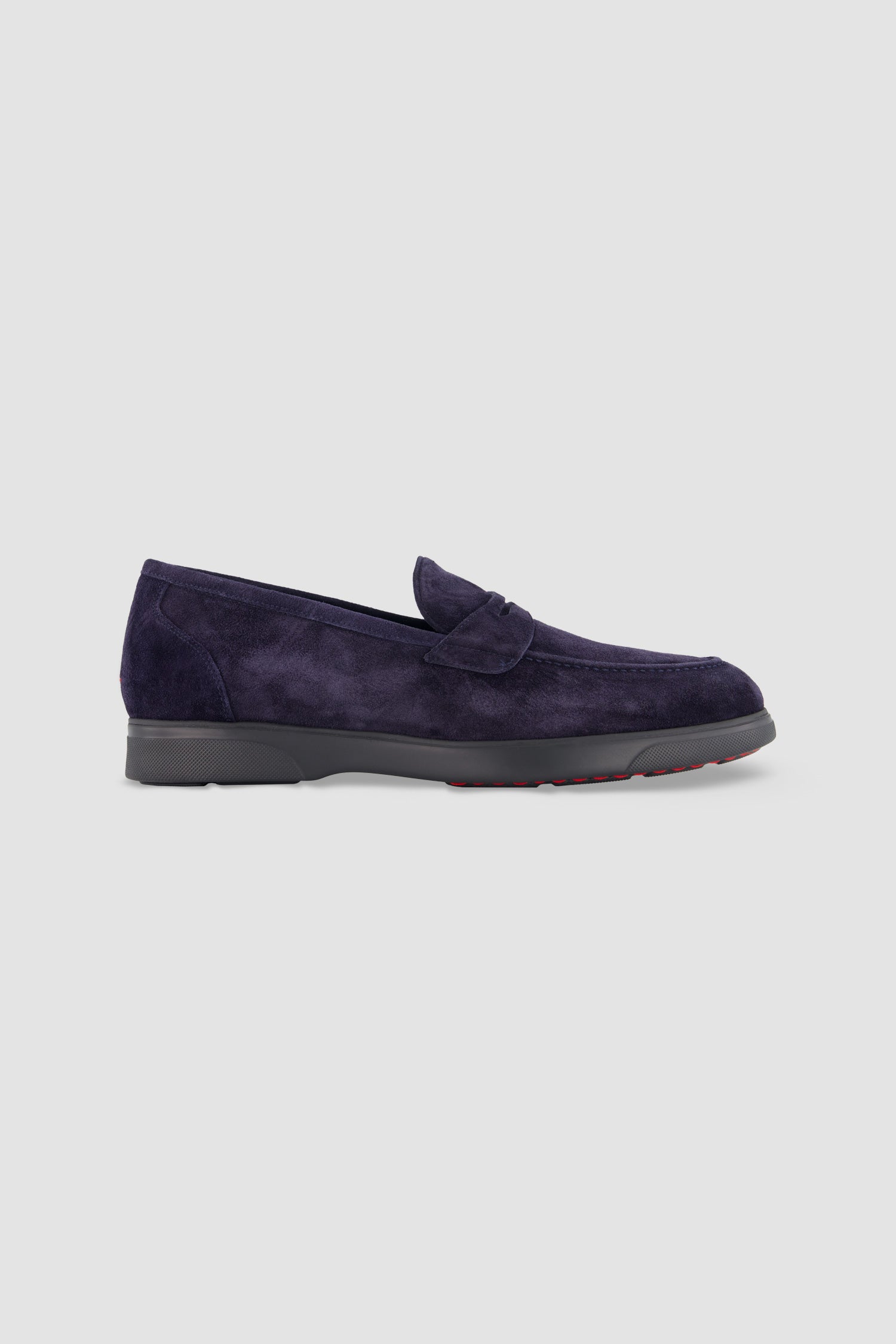 Kiton Navy Calfskin Loafers