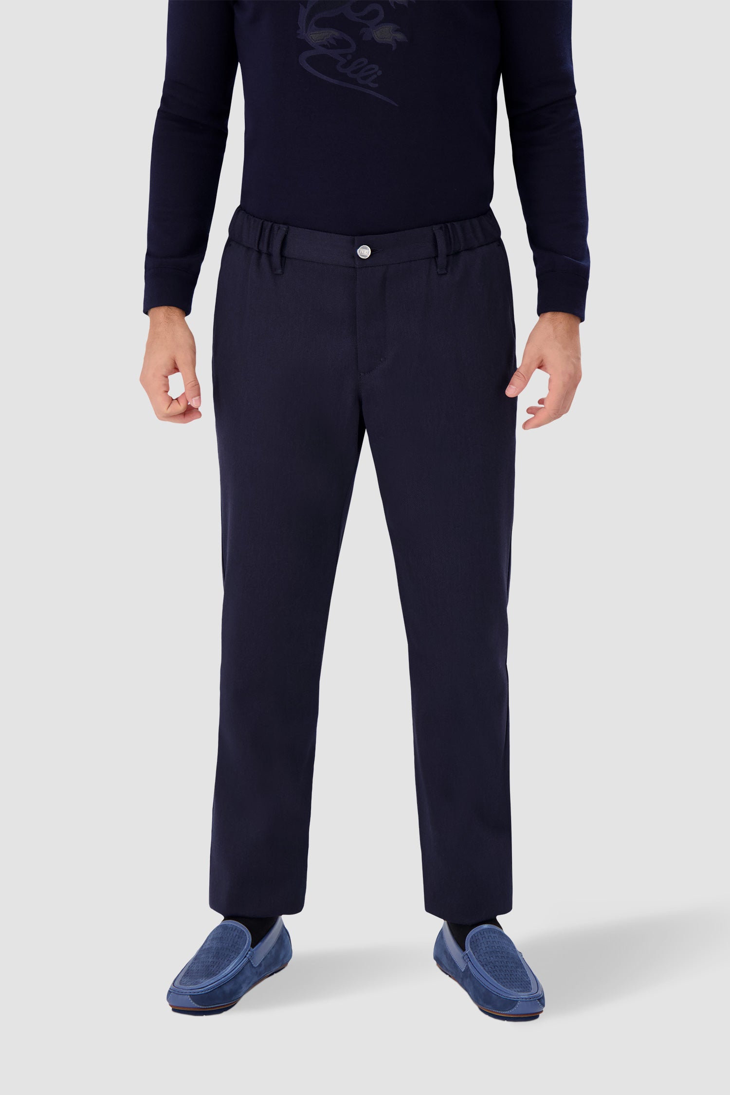 Zilli Navy Trousers