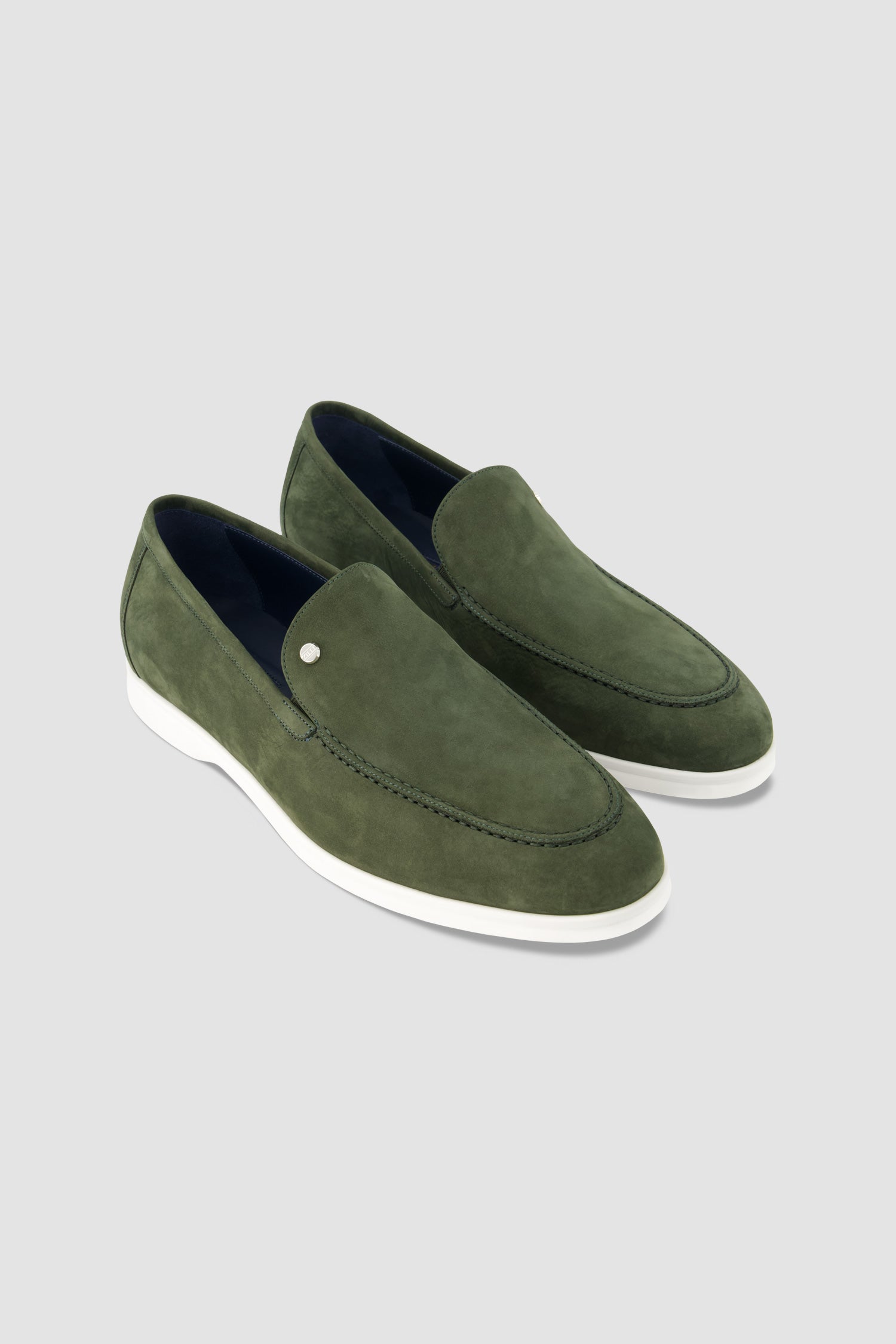 Zilli Green Suede Calfskin Loafers