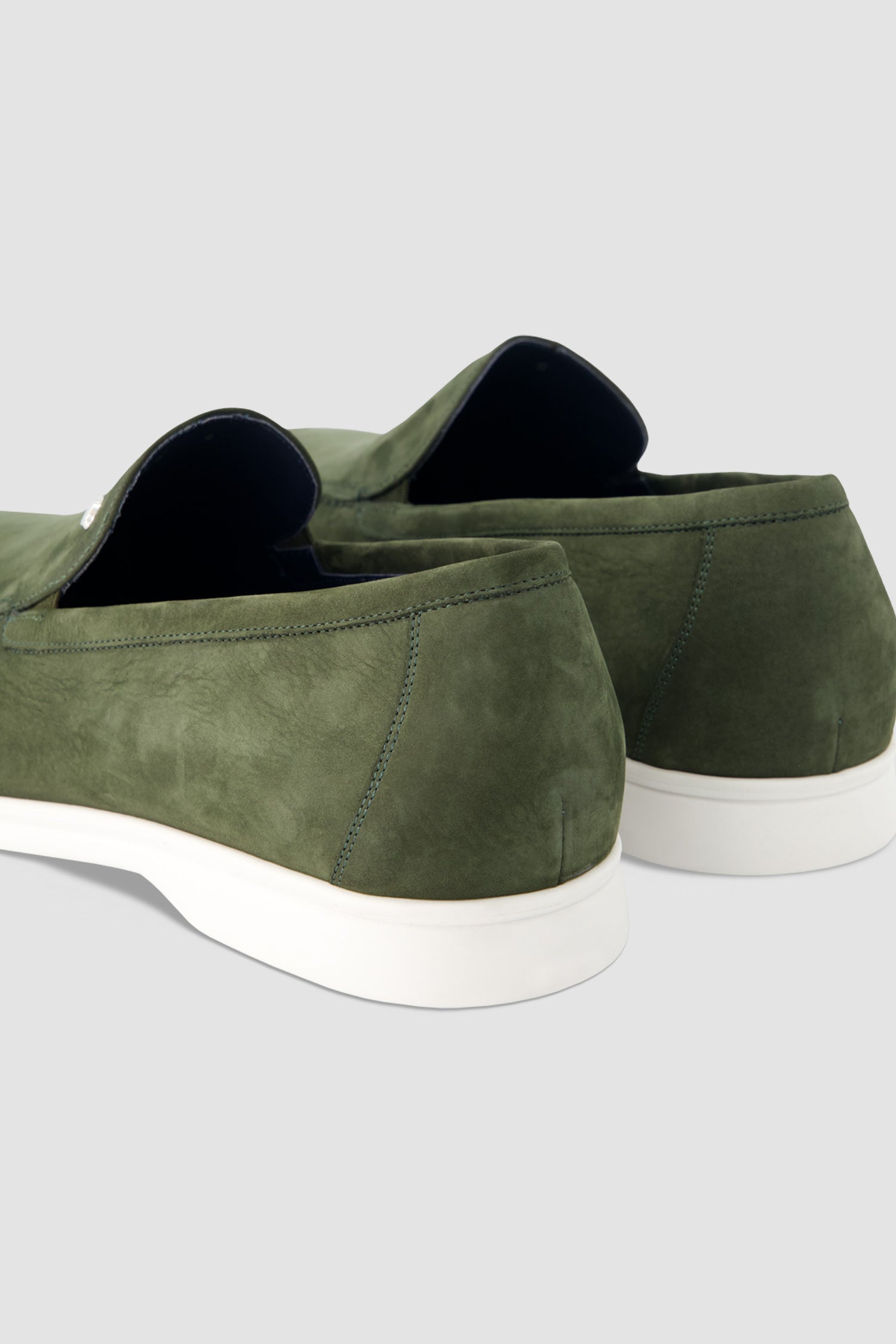 Zilli Green Suede Calfskin Loafers