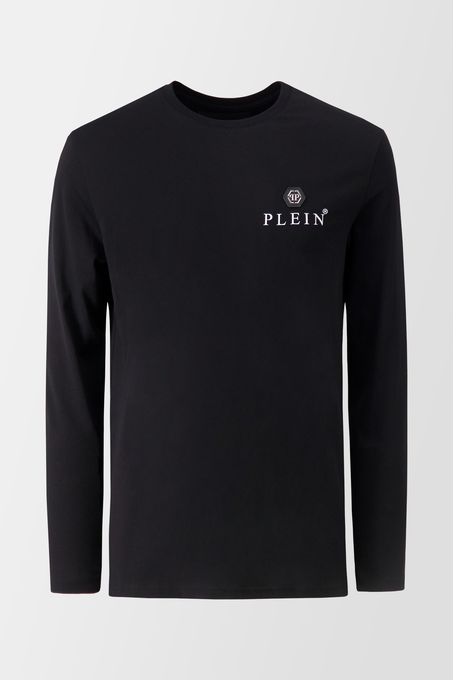 Philipp Plein Black Long Sleeve Iconic Plein T-Shirt