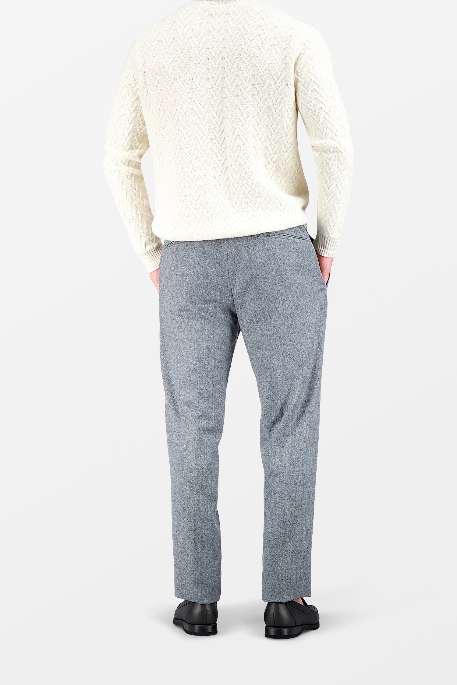 Incotex Grey Woven Trousers