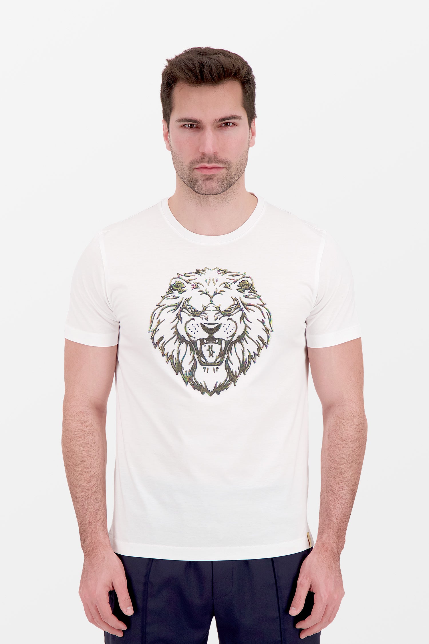 Billionaire White SS Lion T-Shirt