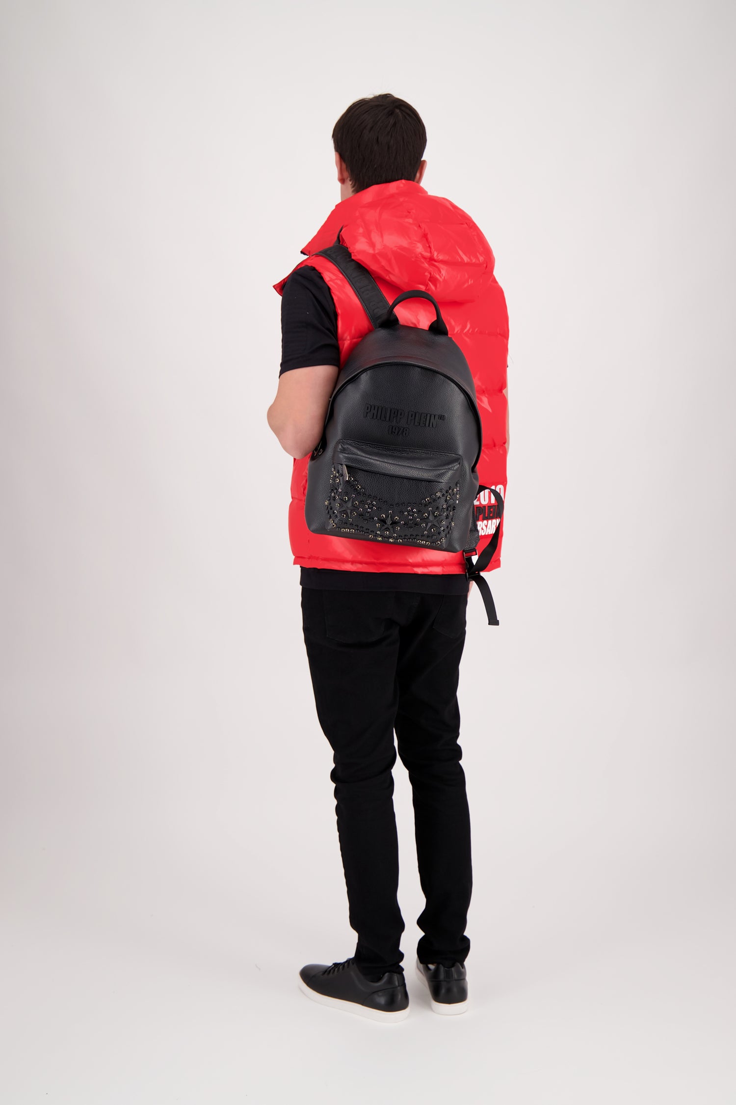 Philipp Plein Black Backpack