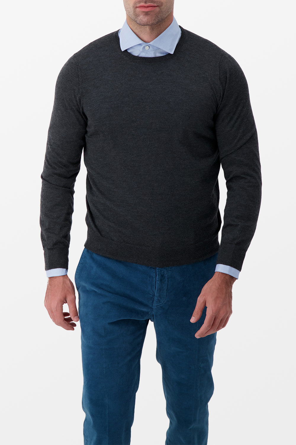 Barba Napoli Grey Cashmere Sweater