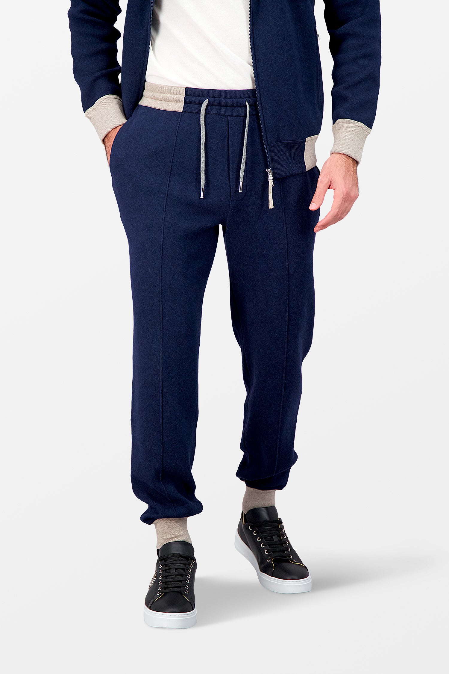 Barba Napoli Blue Tracksuit Sweatpants