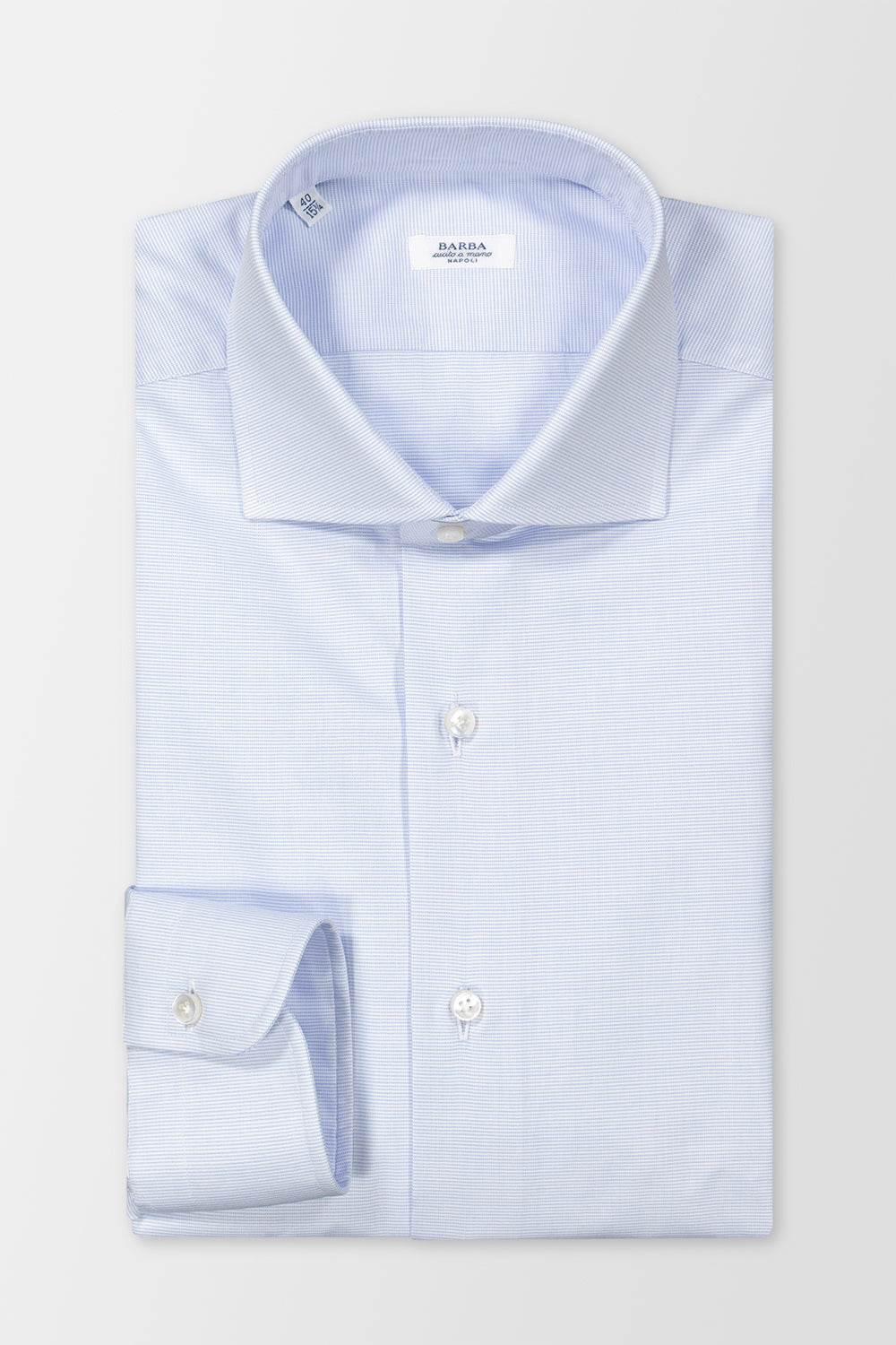 Barba Napoli Blue Classic Shirt