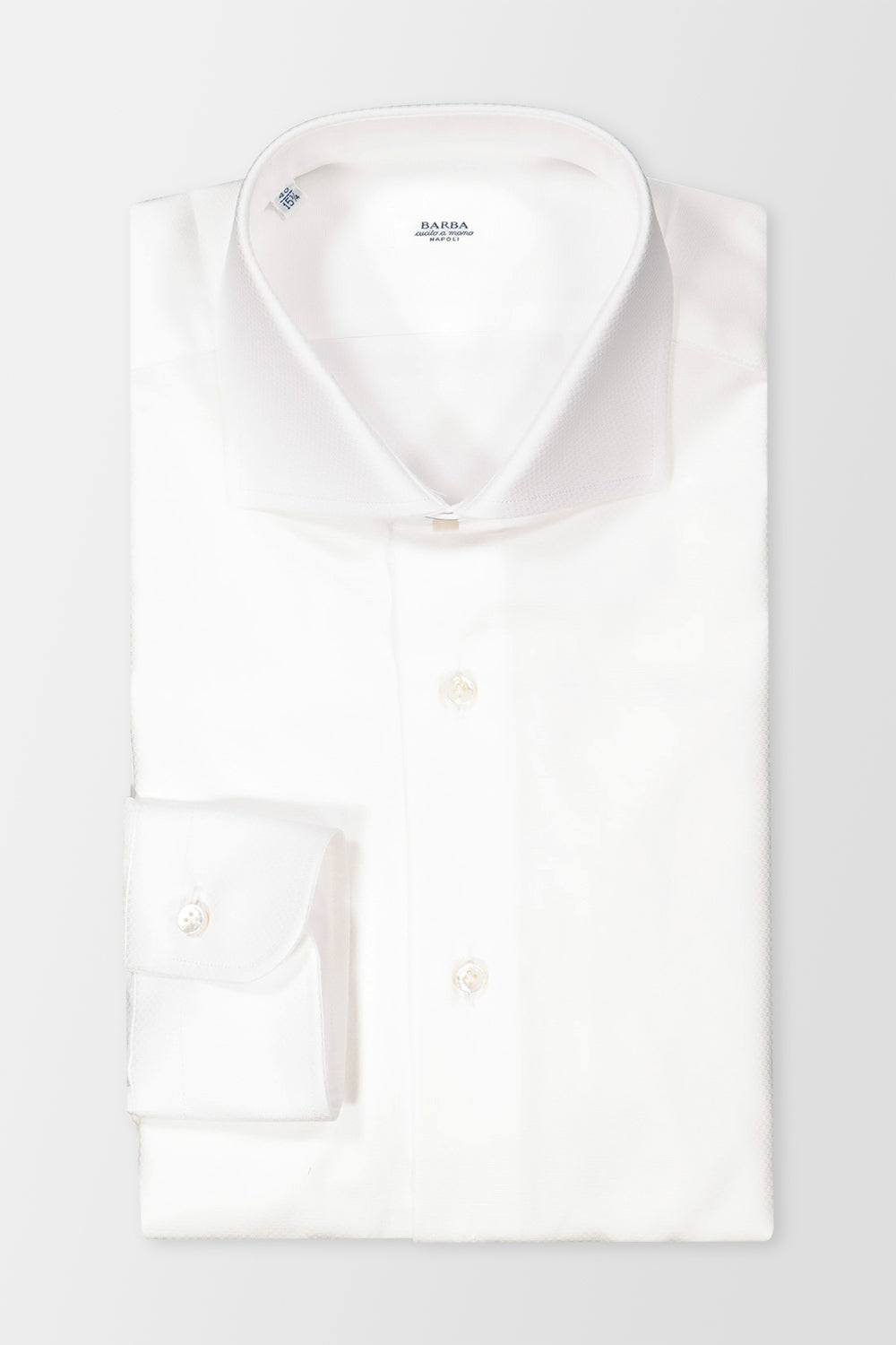 Barba Napoli White Classic Shirt