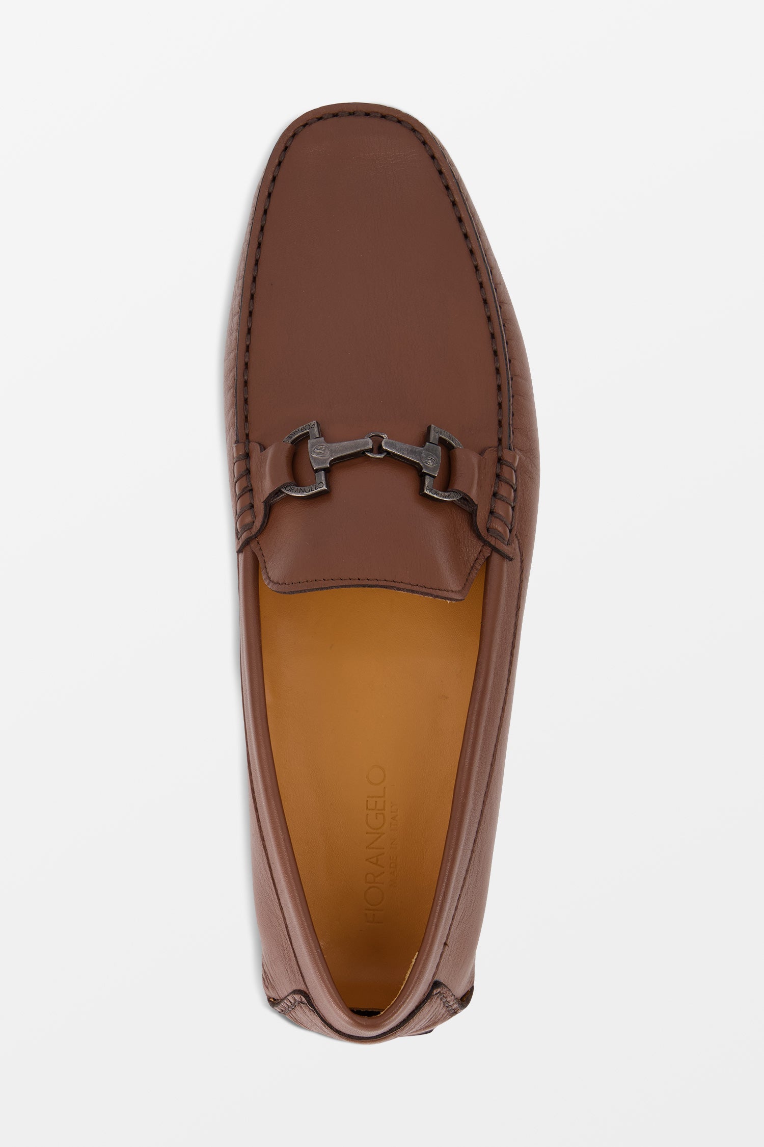 Fiorangelo Leather Brown Moccasins