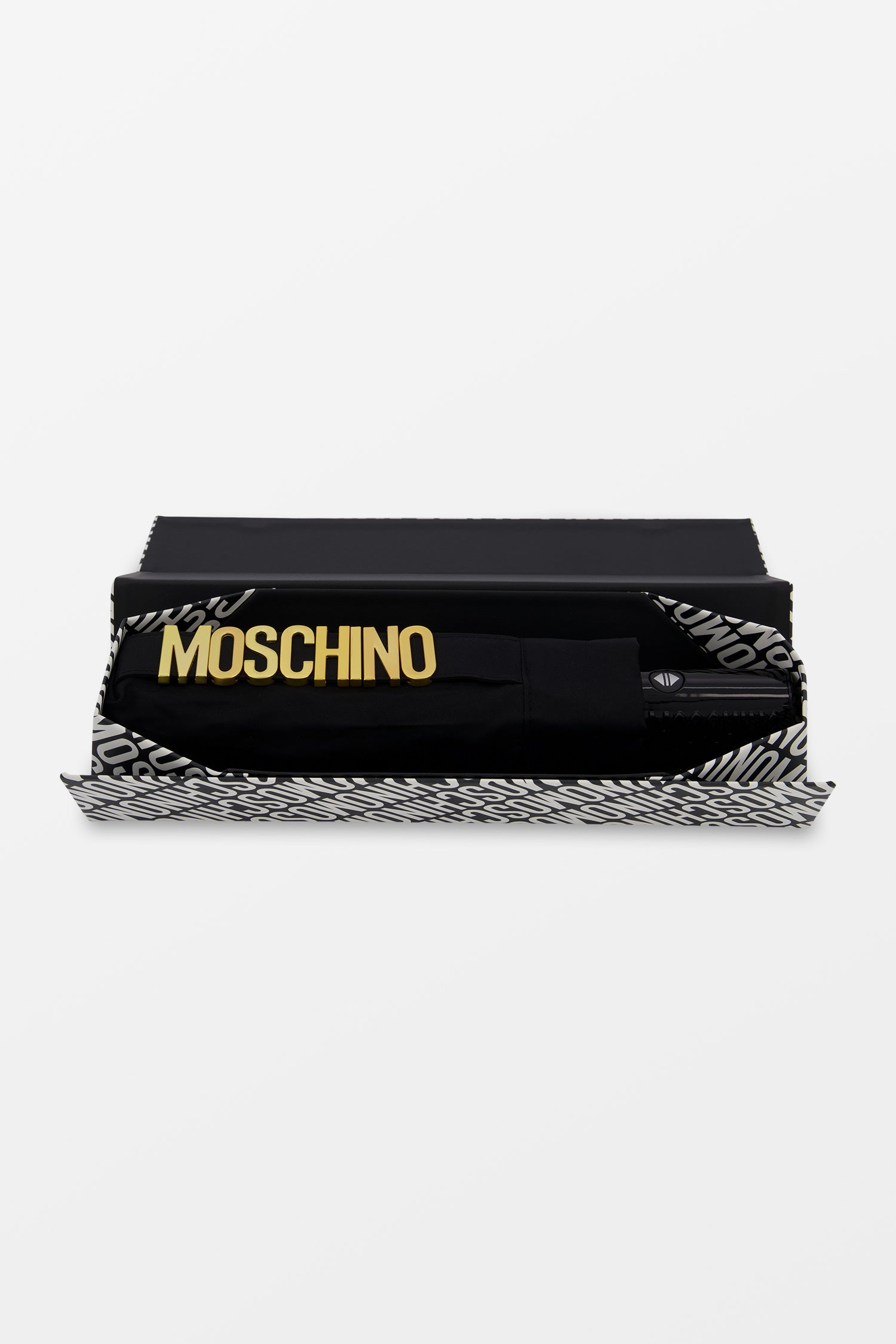 Moschino Metal Logo Black