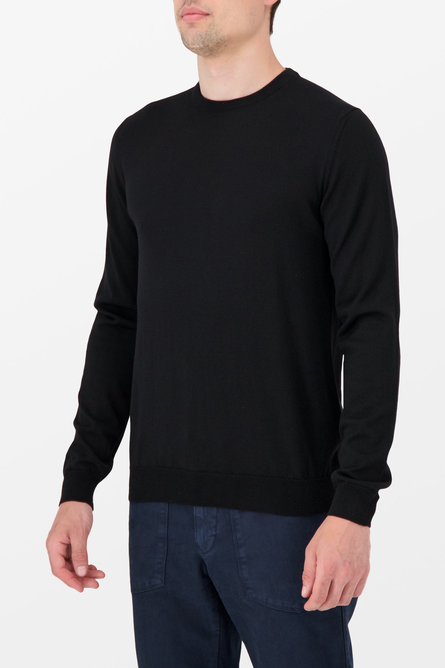 Zanone Black Sweater