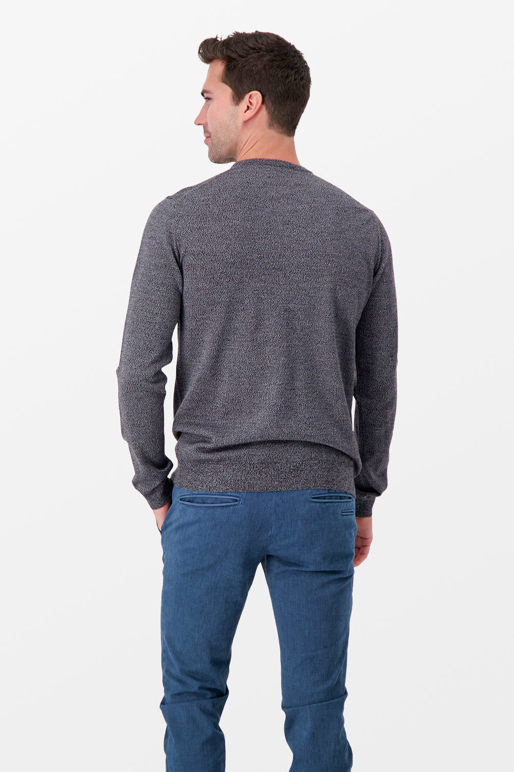 Buy Zanone Giro Z-Man Sweater | Men | Grey | Original Luxury