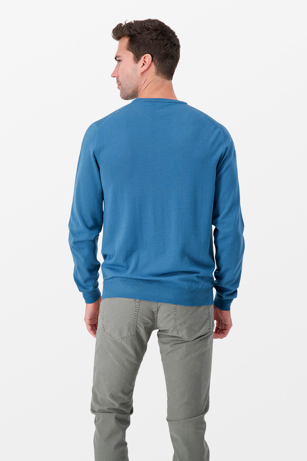 Zanone Blue Giro Z-Man Sweater