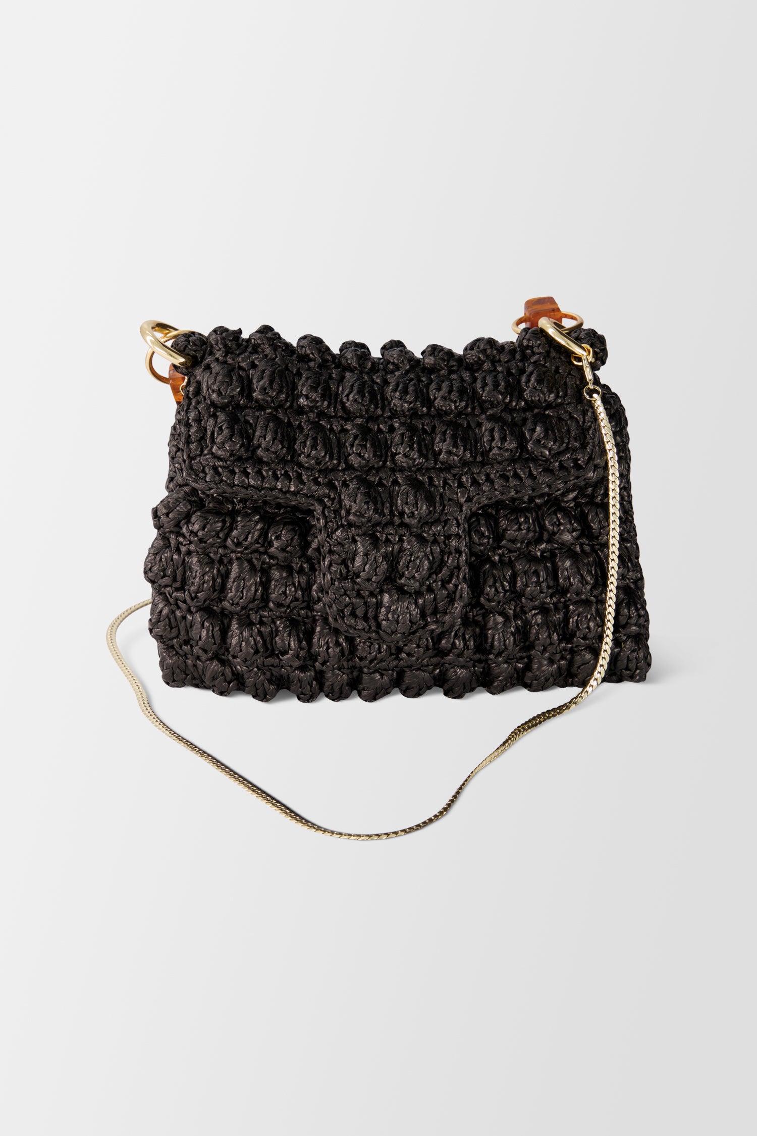 Serpui BlackLivy Popcorn Handbag