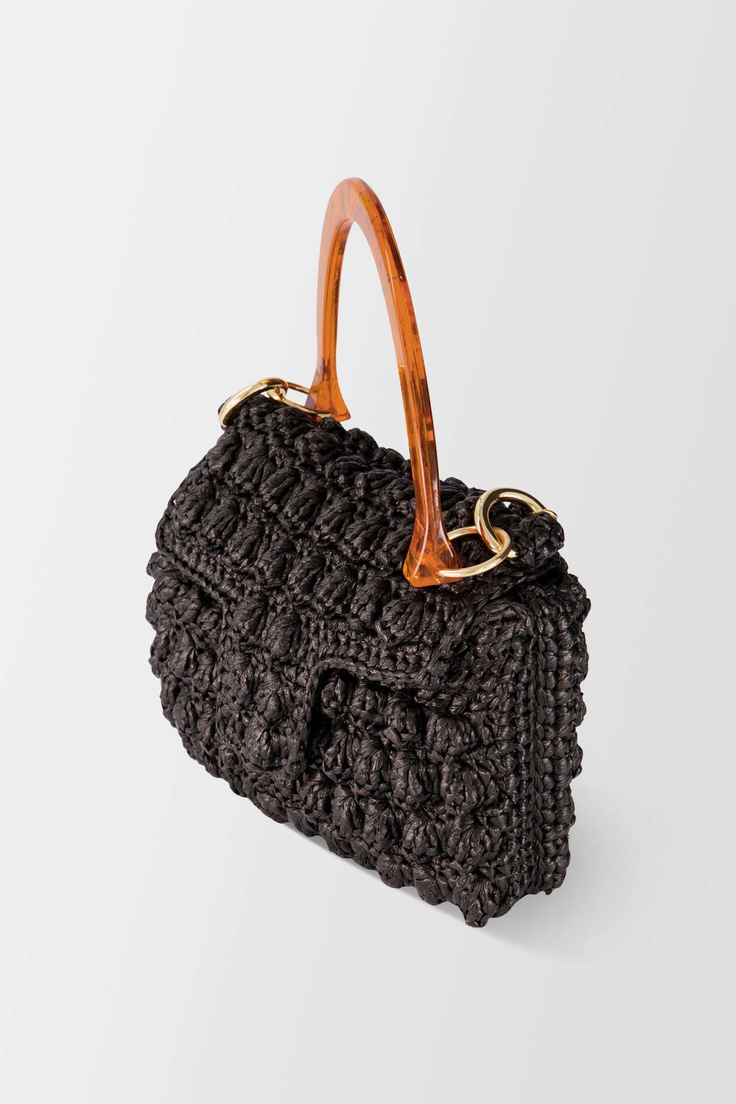 Serpui BlackLivy Popcorn Handbag