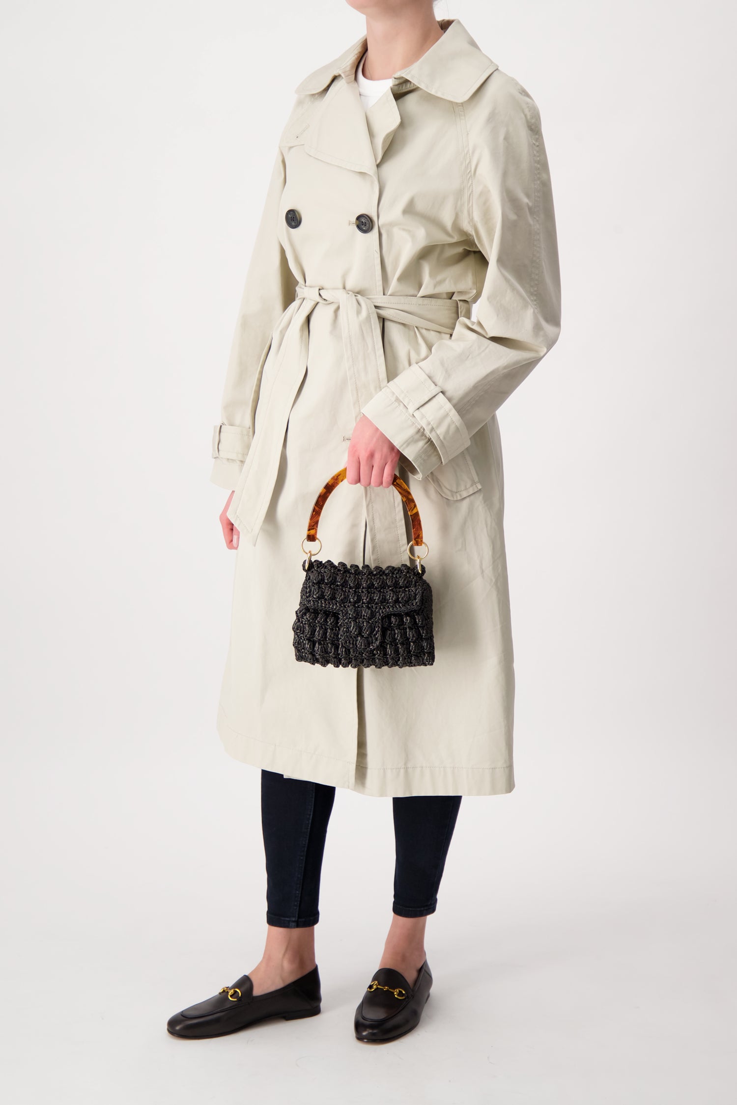Serpui BlackLivy Popcorn Handbag