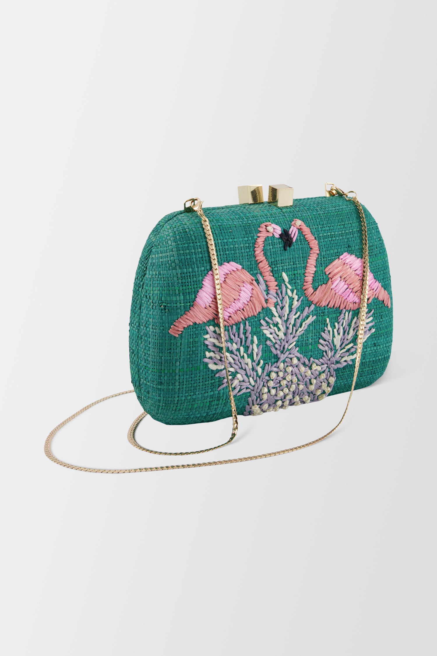 Serpui Green Lolita Flamingo Bag