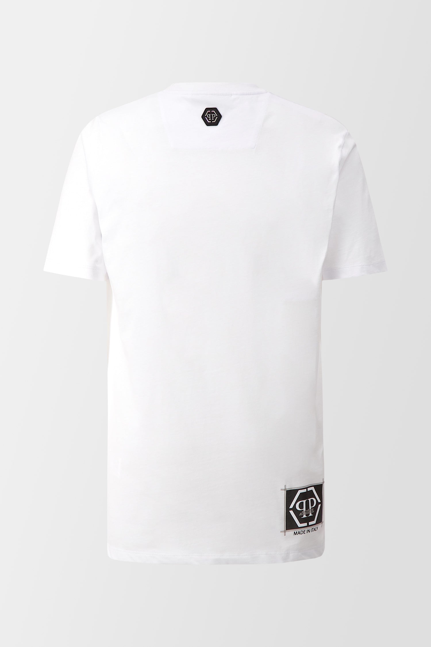 Philipp Plein White Round Neck SS PP Limited Dollar T-Shirt