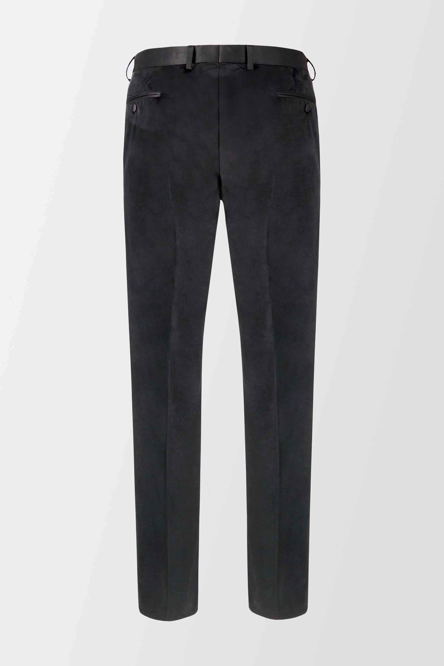 Billionaire Black Slim Fit Elegant Trousers