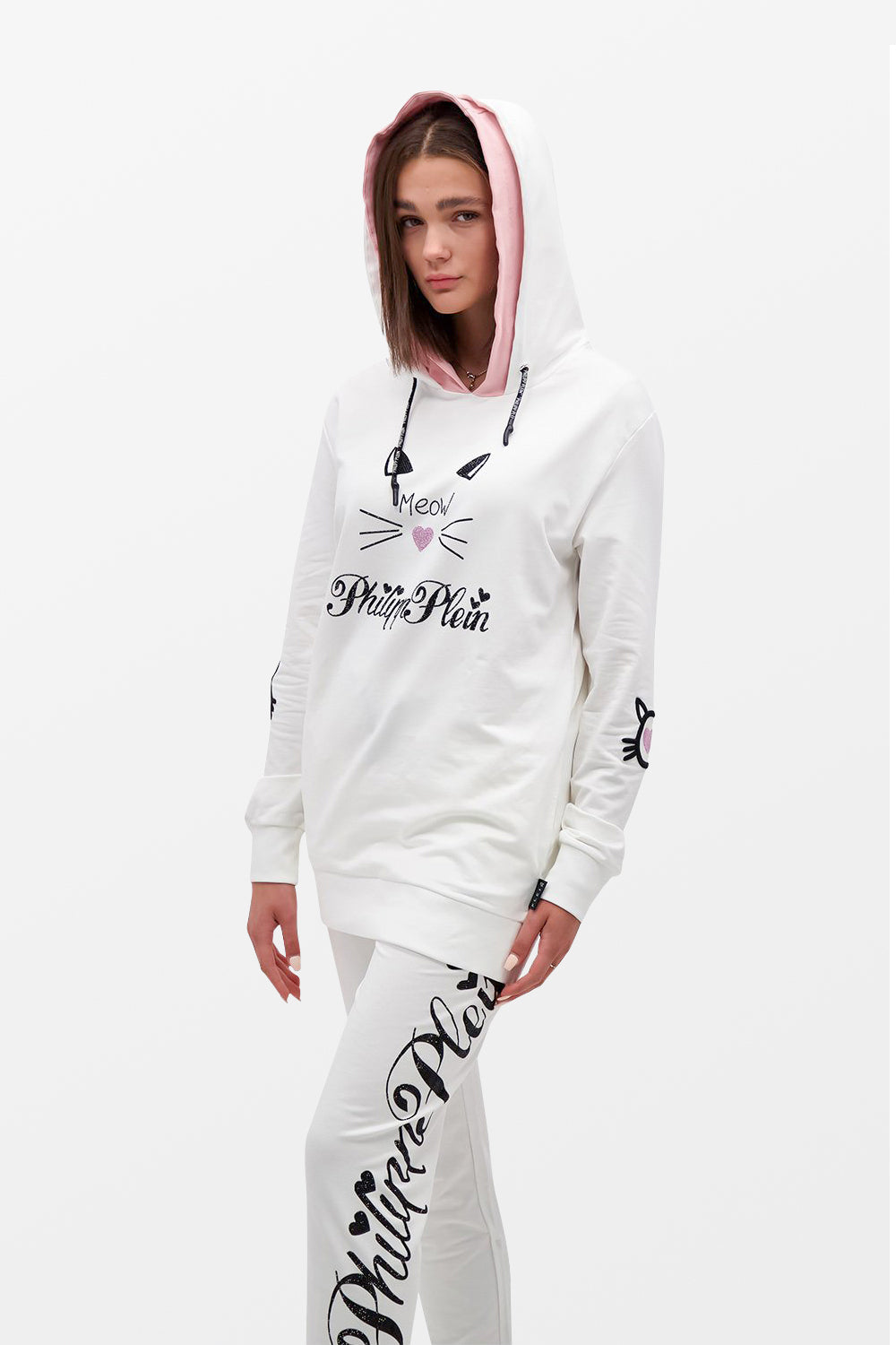 Philipp Plein Crystal Plein Hoodie Sweatshirt