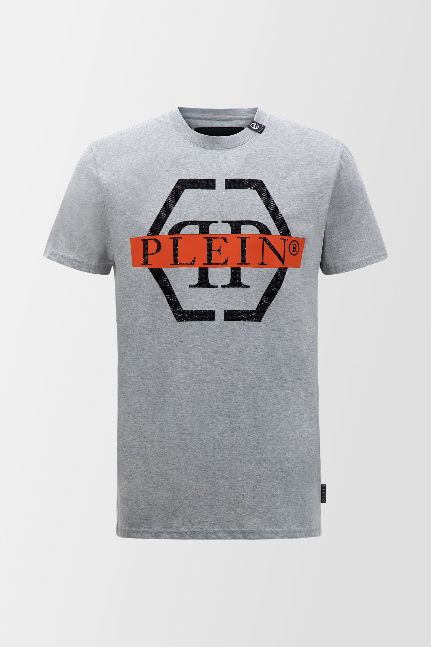 Philipp Plein Grey Hexagon T-Shirt