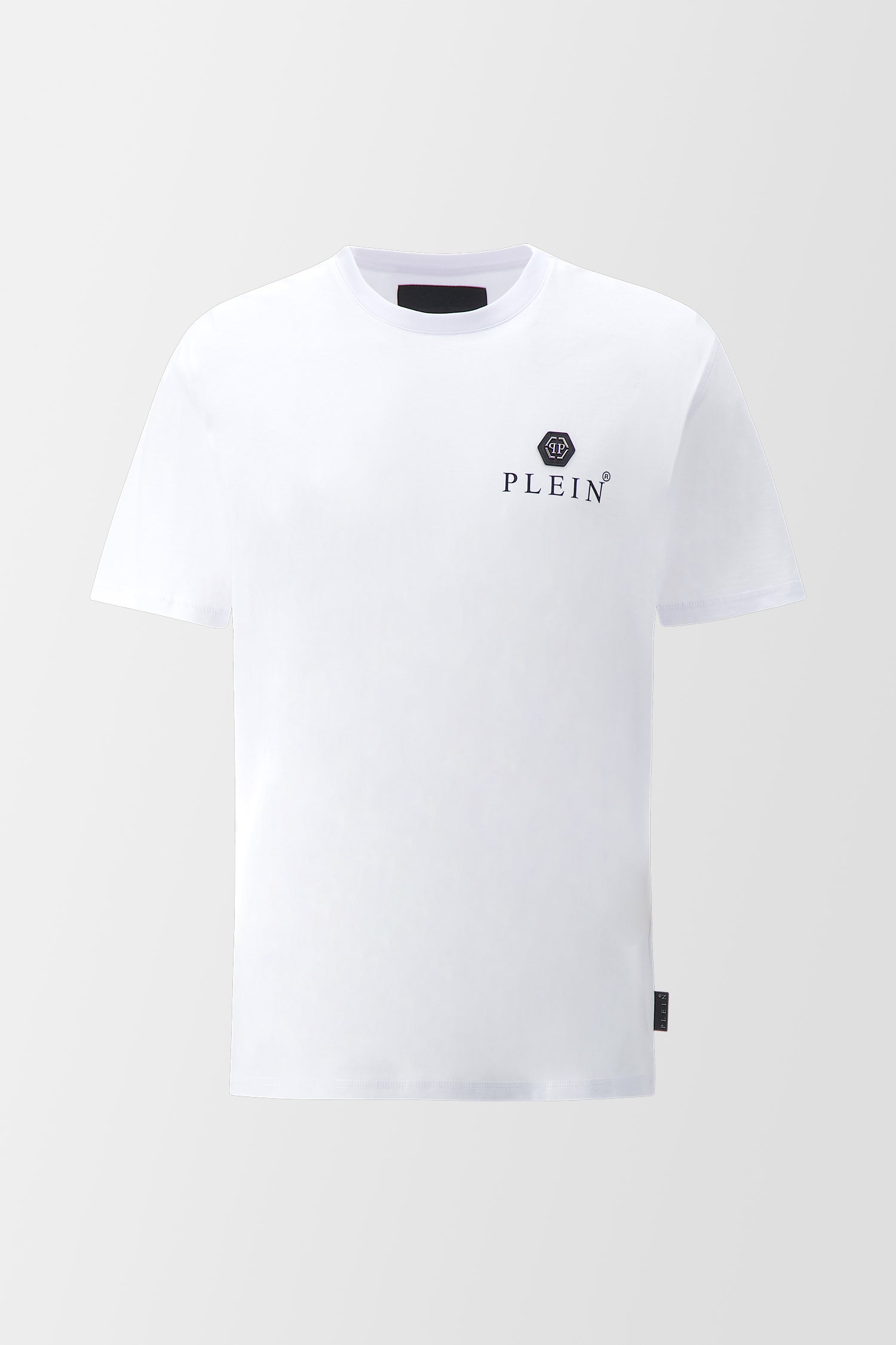 Philipp Plein White Round Neck SS Iconic Plein T-Shirt