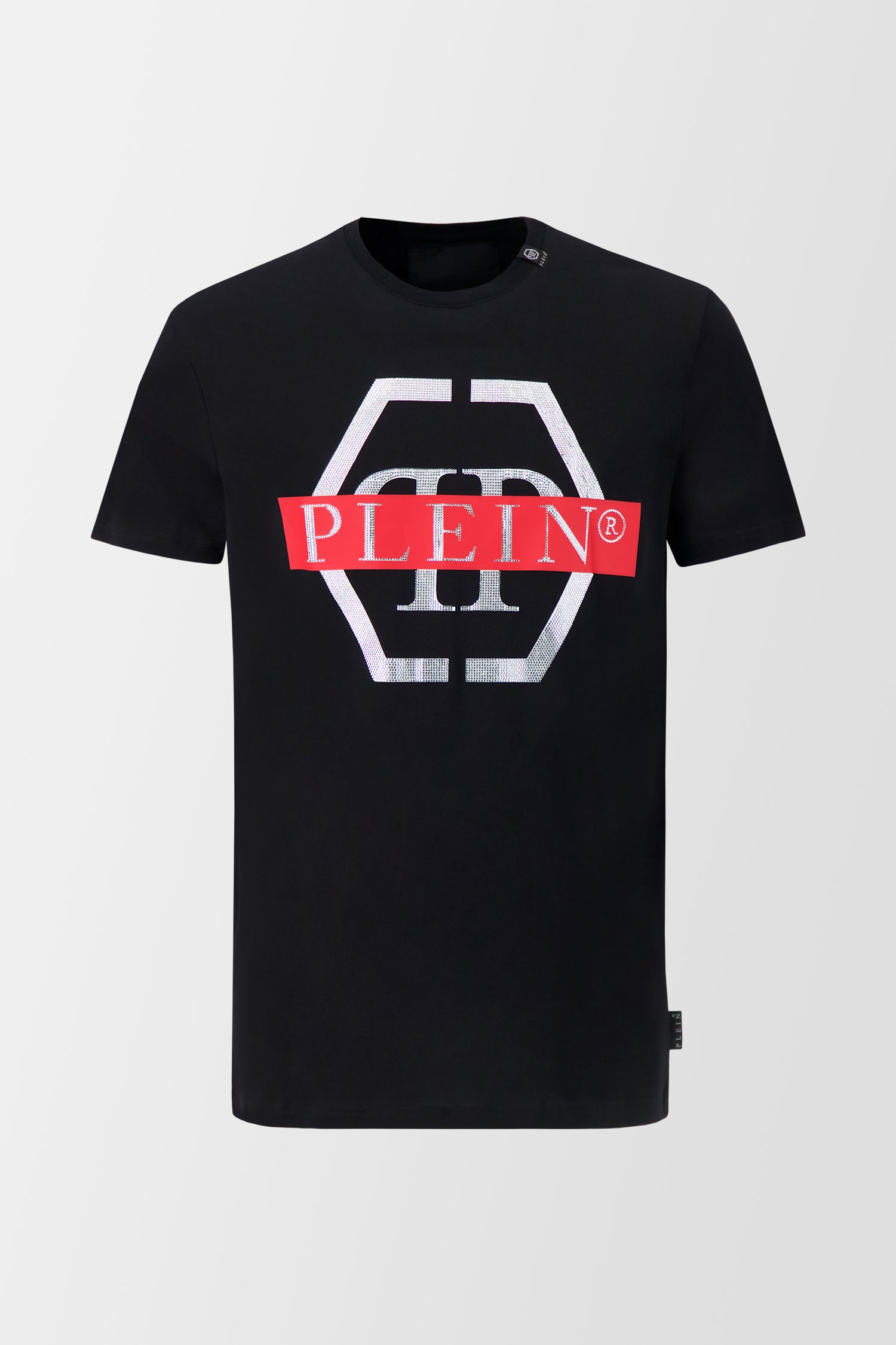 Philipp Plein Black Hexagon T-Shirt
