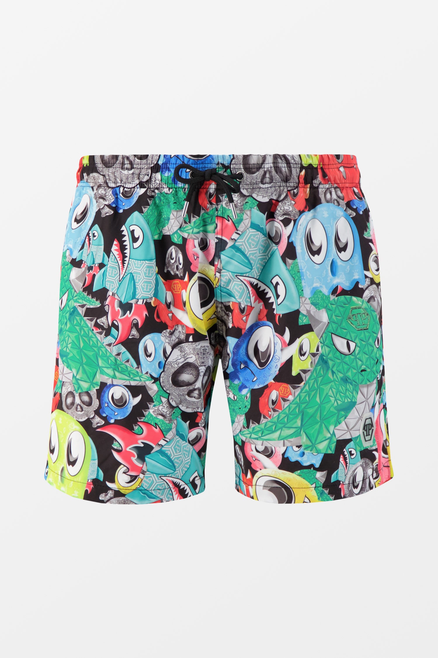 Philipp Plein Monsters Beachwear Shorts