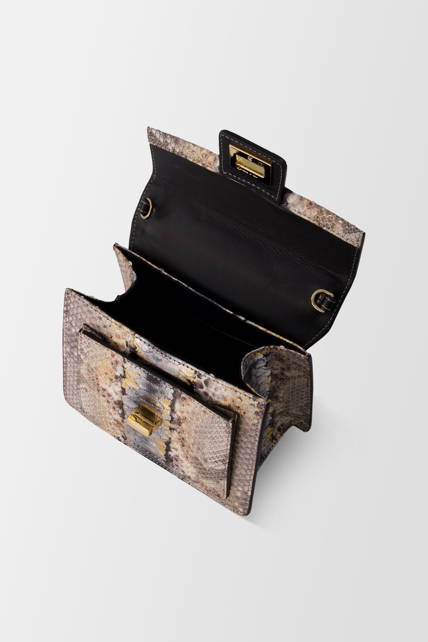 Krenoir Multicolour Alchemi Python Croco Kandie Handbag