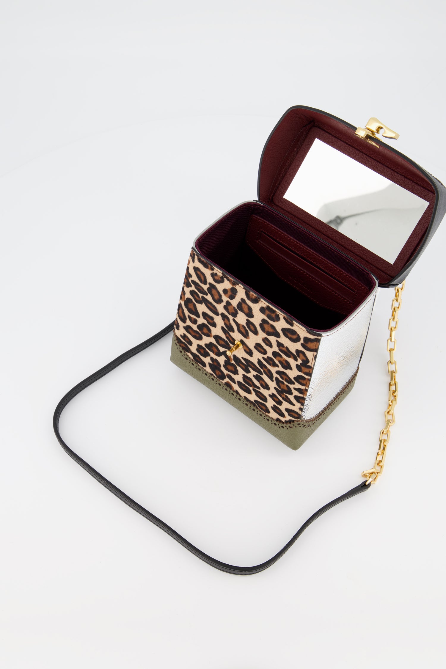 The Volon Leopard Great L. Box Alice Bag